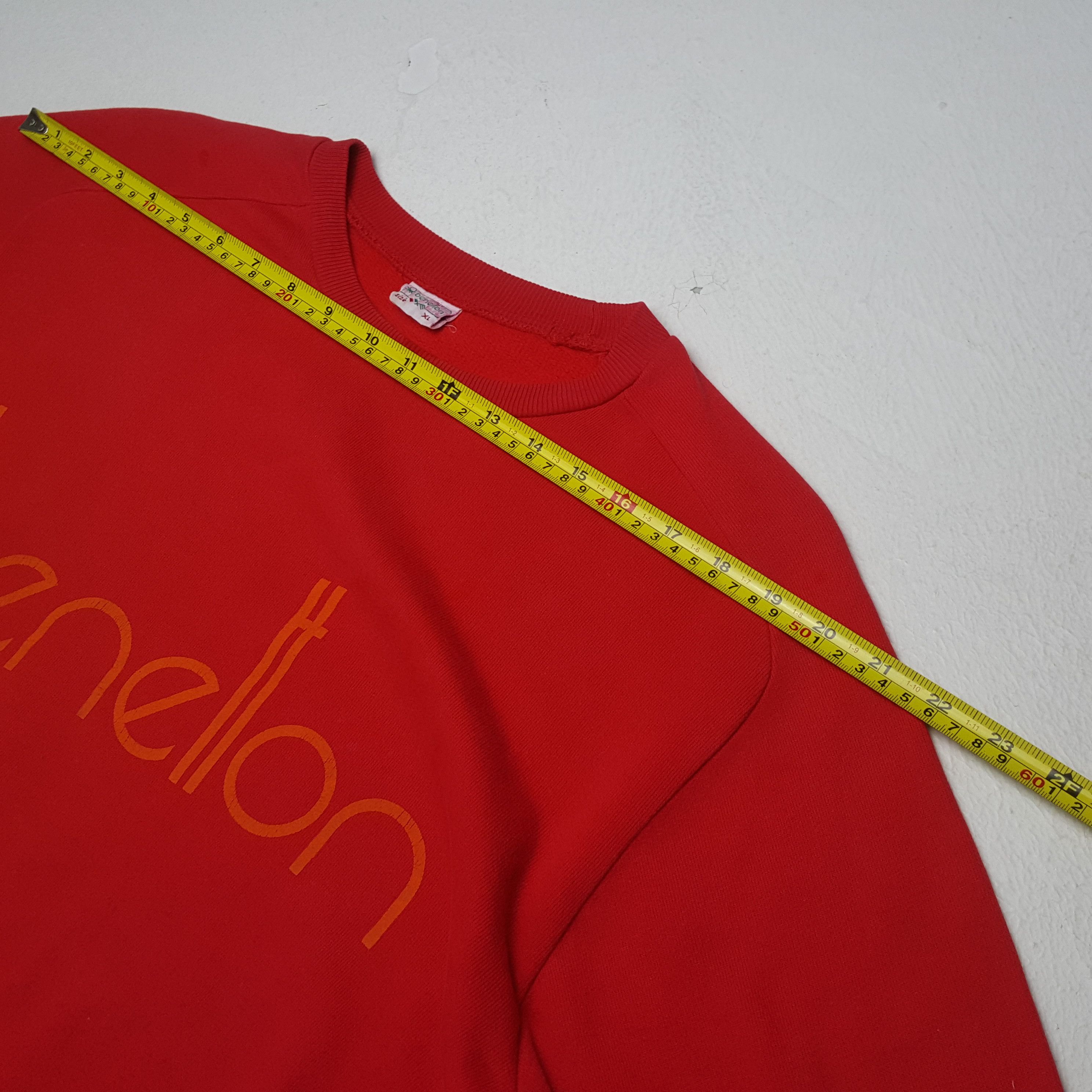 Benetton × United Colors Of Benetton BENETTON Center Spellout Design Sweatshirt Size US XXL / EU 58 / 5 - 4 Thumbnail