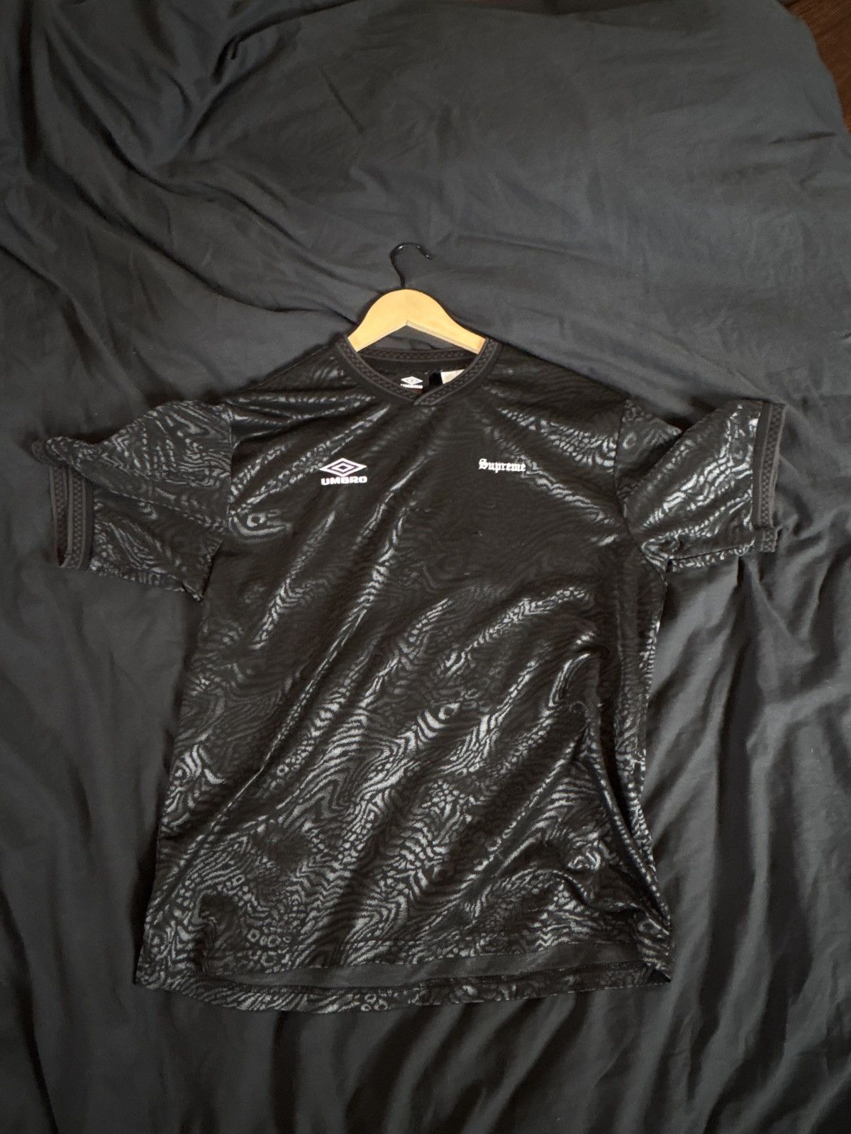 Supreme Supreme Floral Soccer Jersey - Black | Grailed