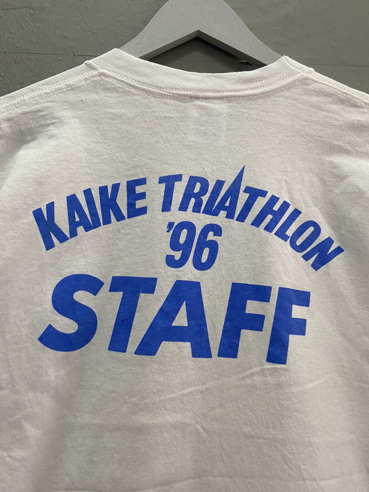 Vintage VINTAGE KAIKE TRIATHLON 16TH 1996 TEE SHIRT Size US L / EU 52-54 / 3 - 7 Thumbnail