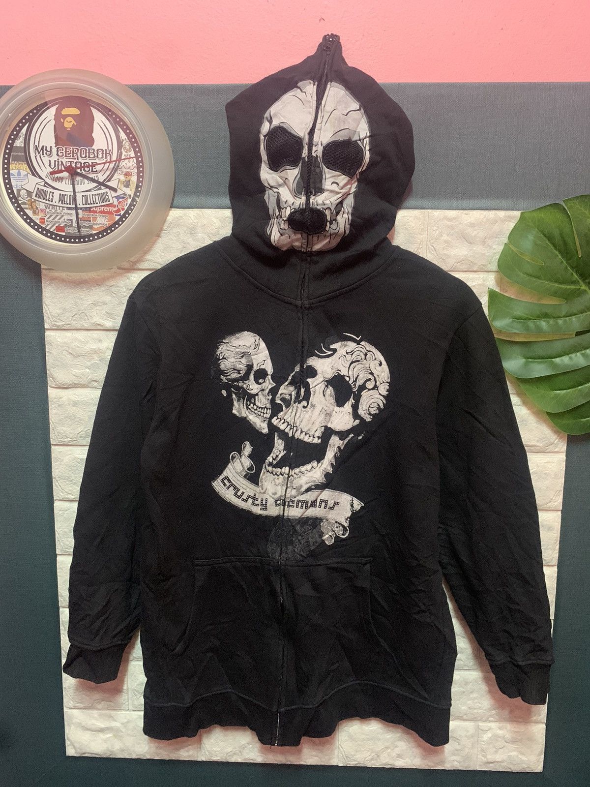 Vintage VINTAGE!! Sweater Hoodies CRUSTY DEMONS Fullziper For Kids Size US S / EU 44-46 / 1 - 1 Thumbnail