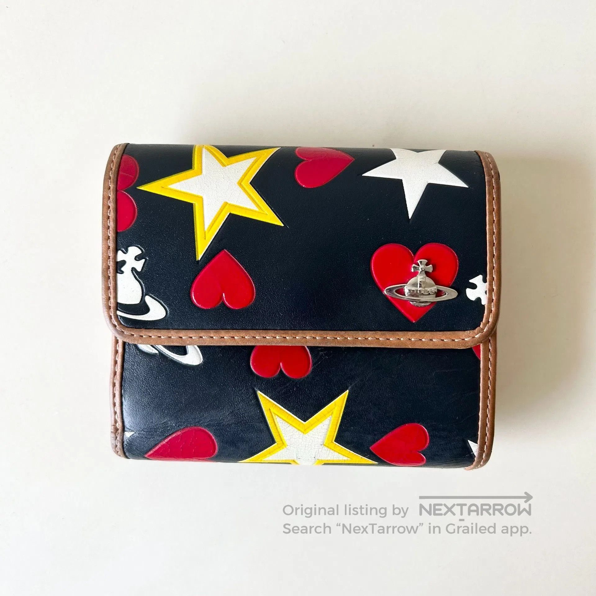 Vivienne Westwood Vivienne Westwood Star Heart Saturn Card Wallet. Size ONE SIZE - 2 Thumbnail