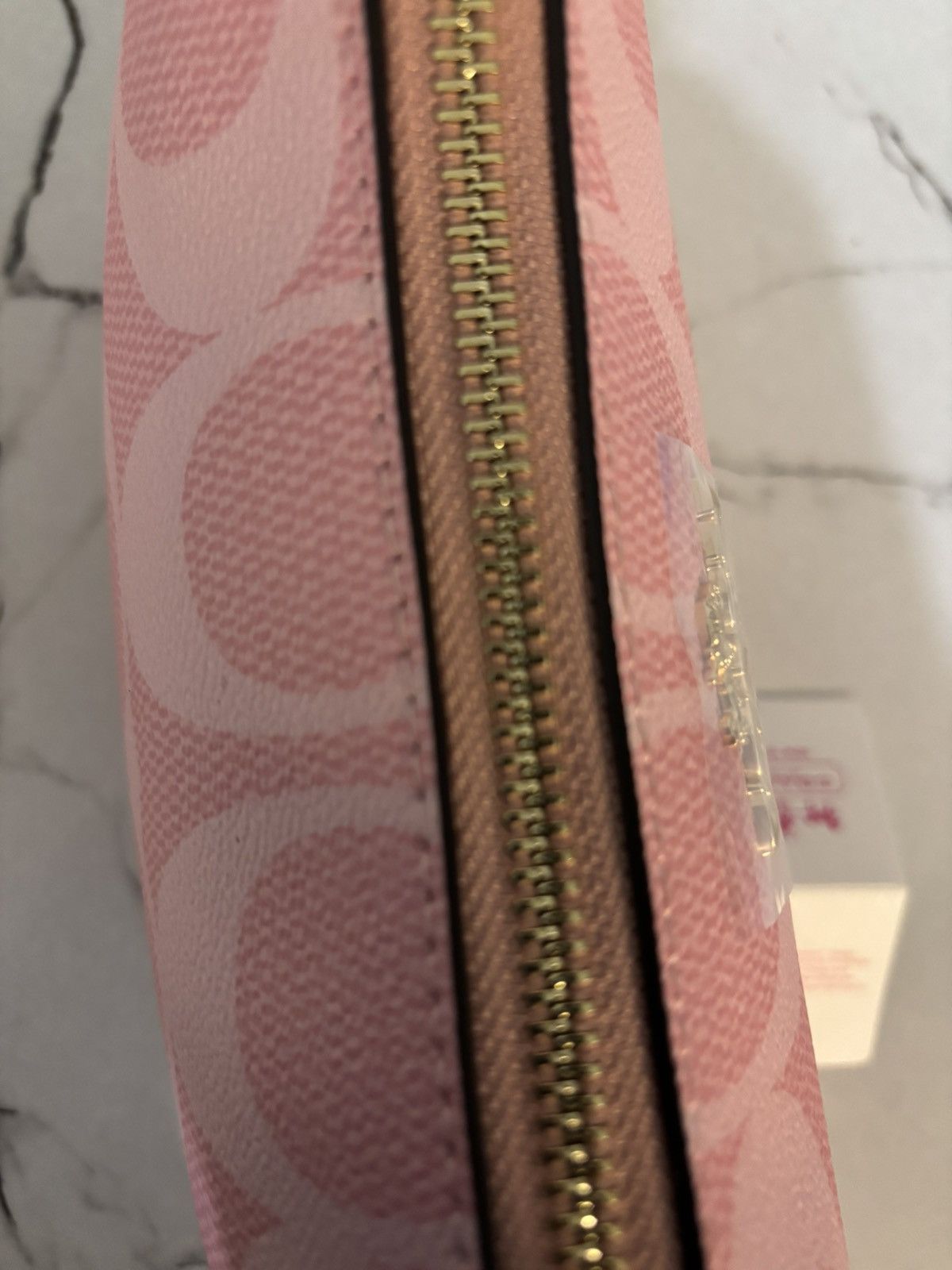 Pink Coach shoulder bag