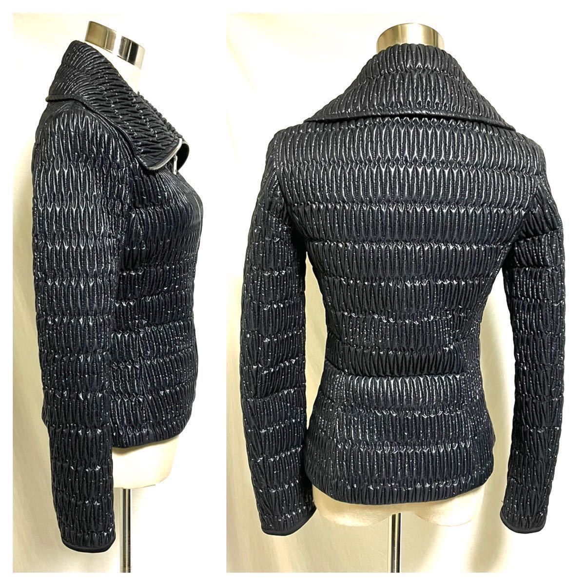 Prada Authentic Prada Sport Zip-Up Gathered Nylon Jacket Size XS / US 0-2 / IT 36-38 - 11 Thumbnail
