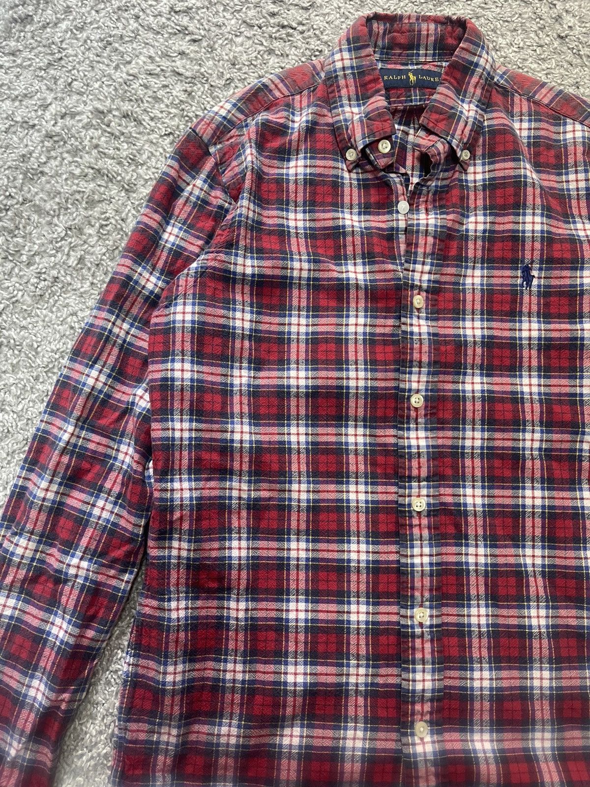 Ralph Lauren × Vintage RALPH LAUREN VINTAGE CHEKERED PLAID SHIRT SIZE XS Size XS / US 0-2 / IT 36-38 - 3 Thumbnail
