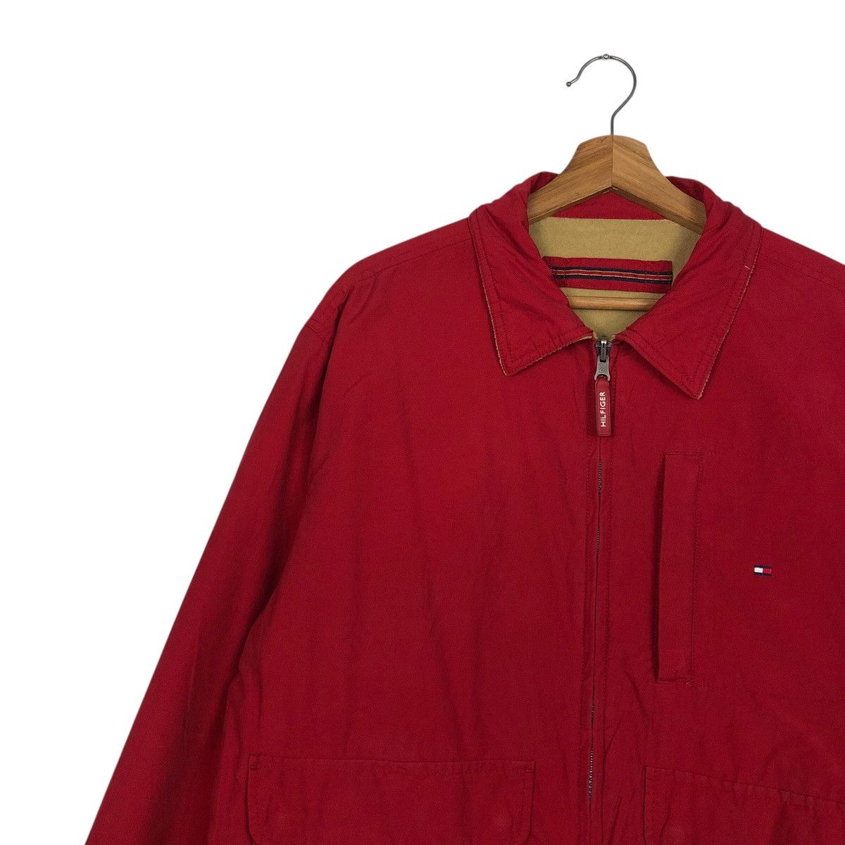Japanese Brand 📌Vintage Reversible Bomber Jacket Detroit Tommy Hilfiger Size US M / EU 48-50 / 2 - 10 Thumbnail