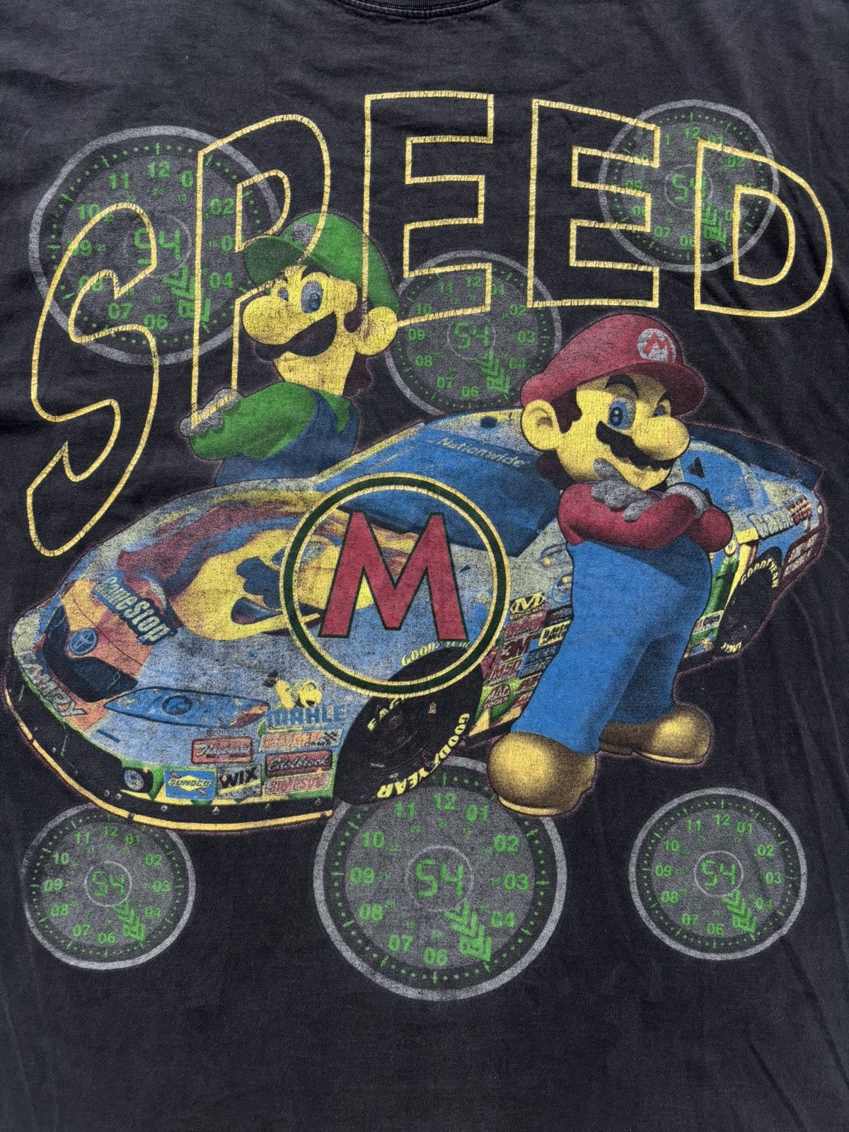 Vintage Nascar x Mario Tee Size US XXL / EU 58 / 5 - 2 Thumbnail
