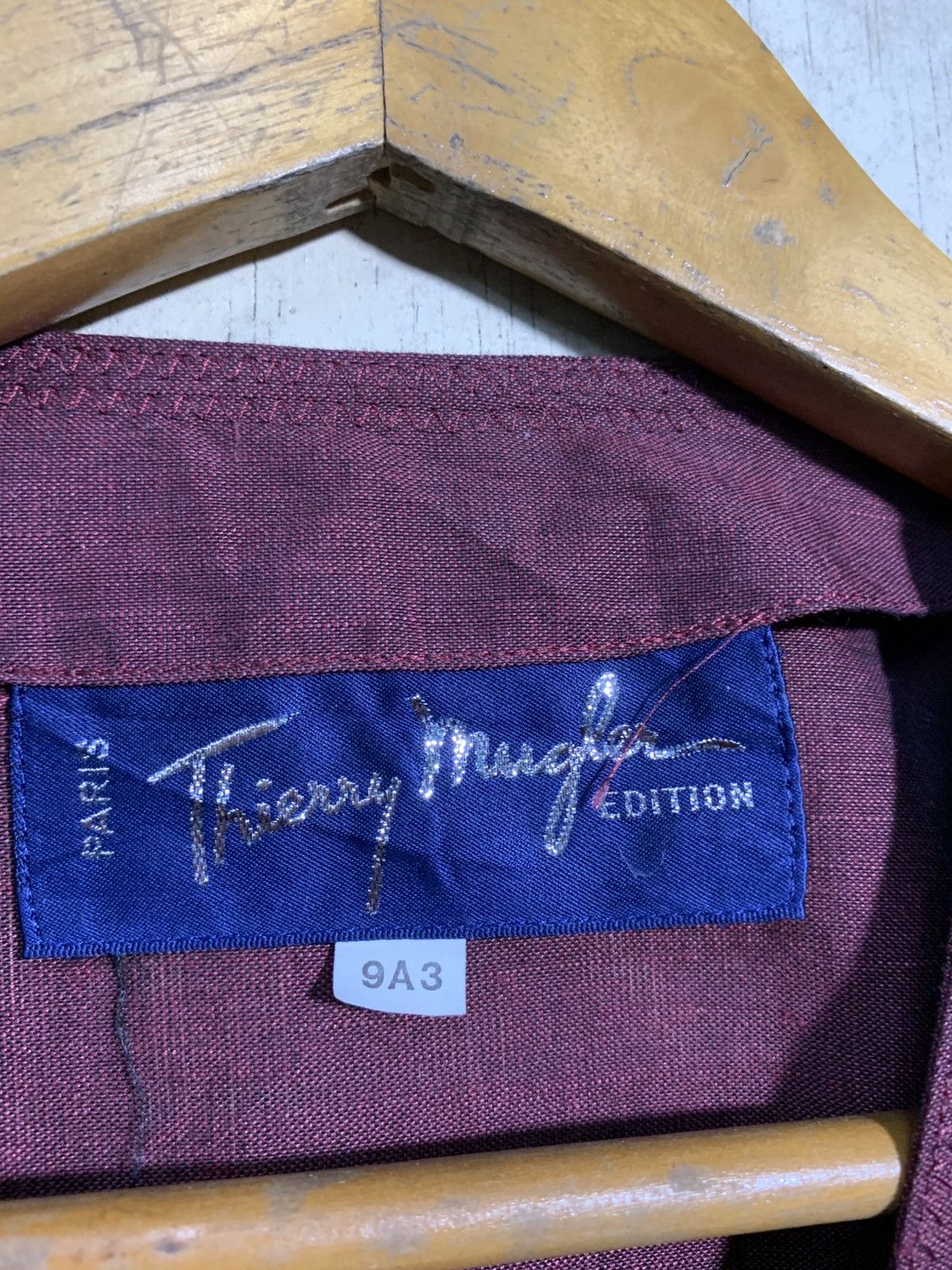 Thierry Mugler 🔥VTG THEIRRY MUGLER GOWN STYLE BURGUNDY Size M / US 6-8 / IT 42-44 - 10 Thumbnail
