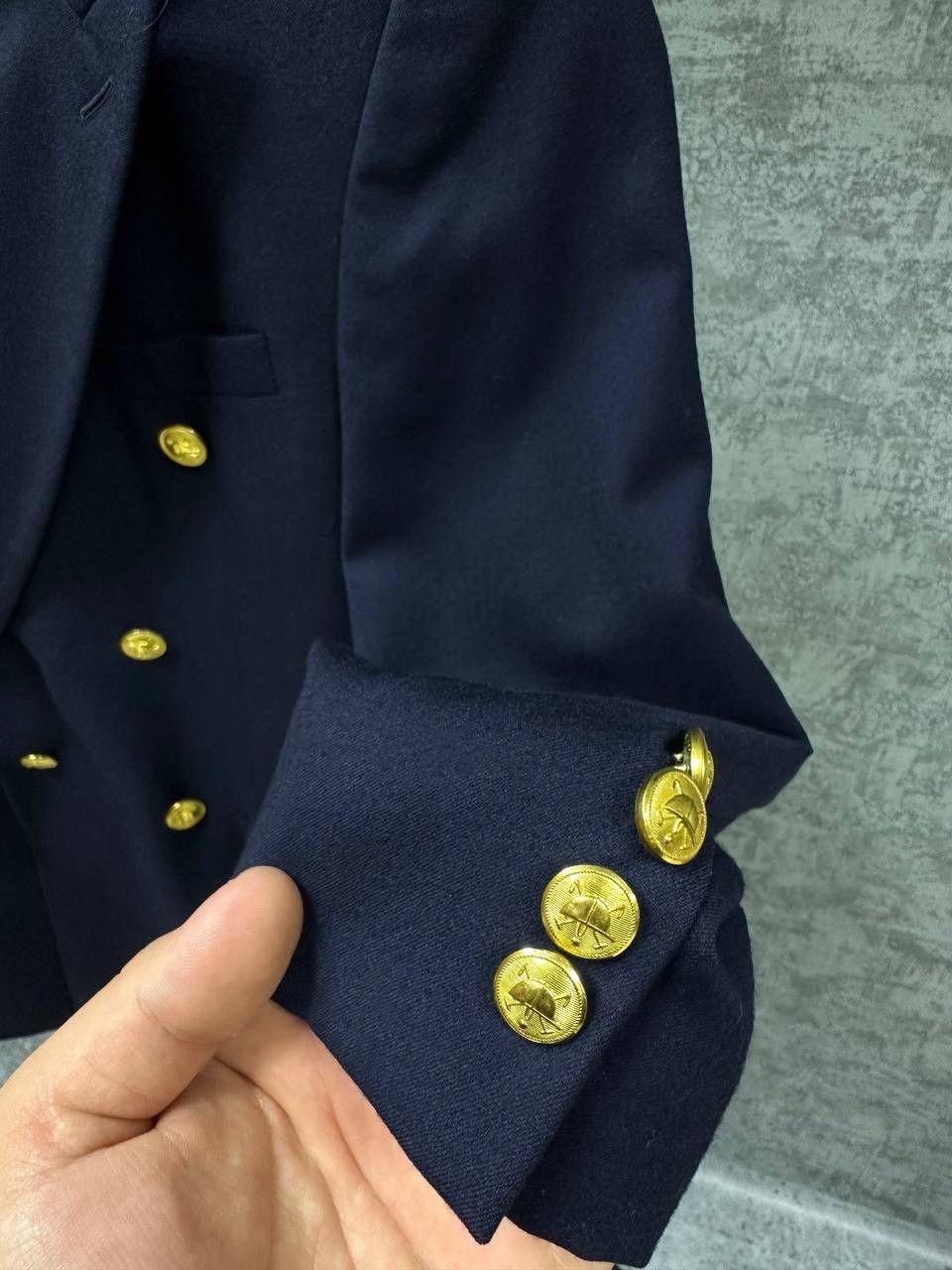 Polo Ralph Lauren × Vintage Vintage Polo Ralph Lauren Blue Womens Blazer Size M / US 6-8 / IT 42-44 - 13 Thumbnail