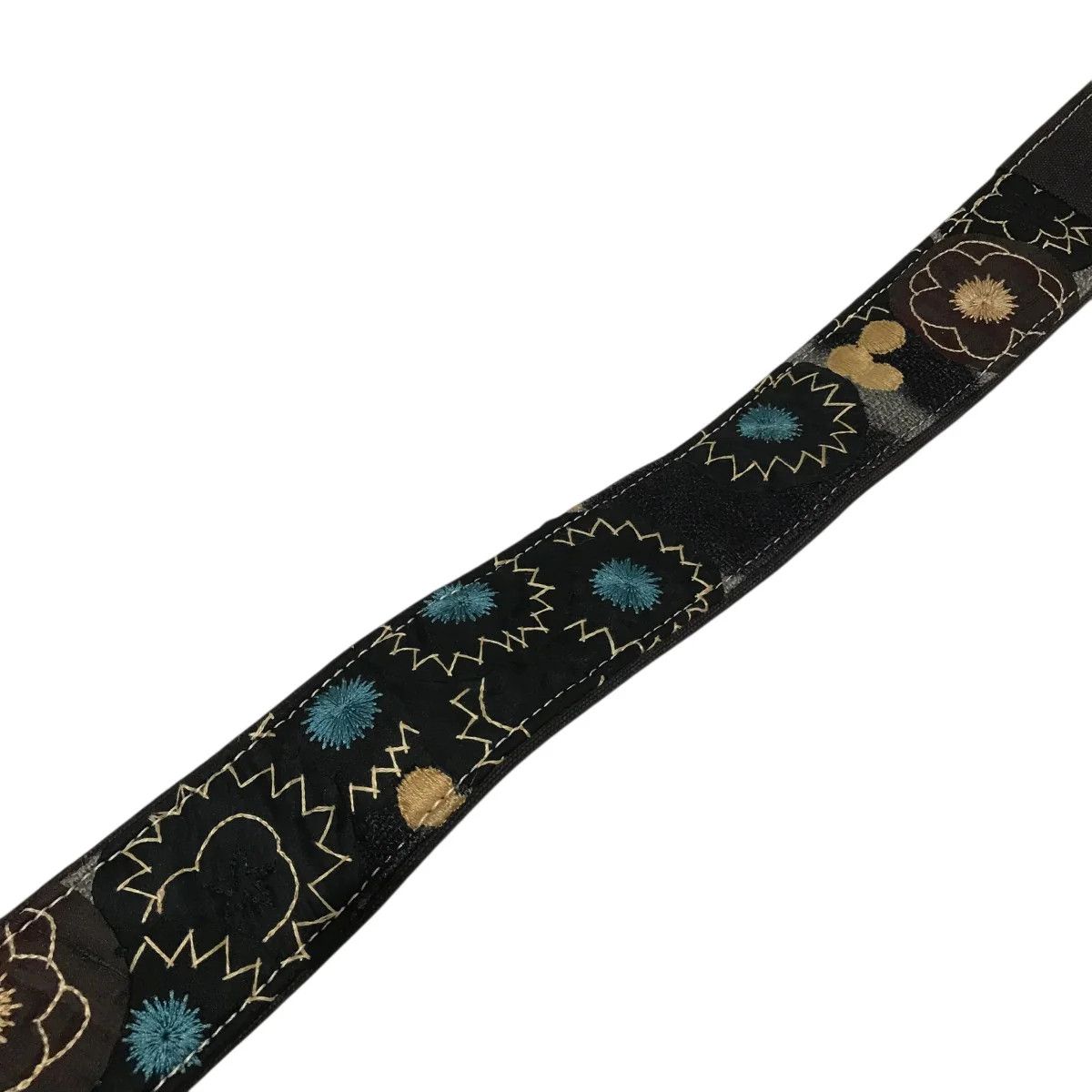 Dries Van Noten Floral Denim Patchwork Belt Size ONE SIZE - 7 Thumbnail