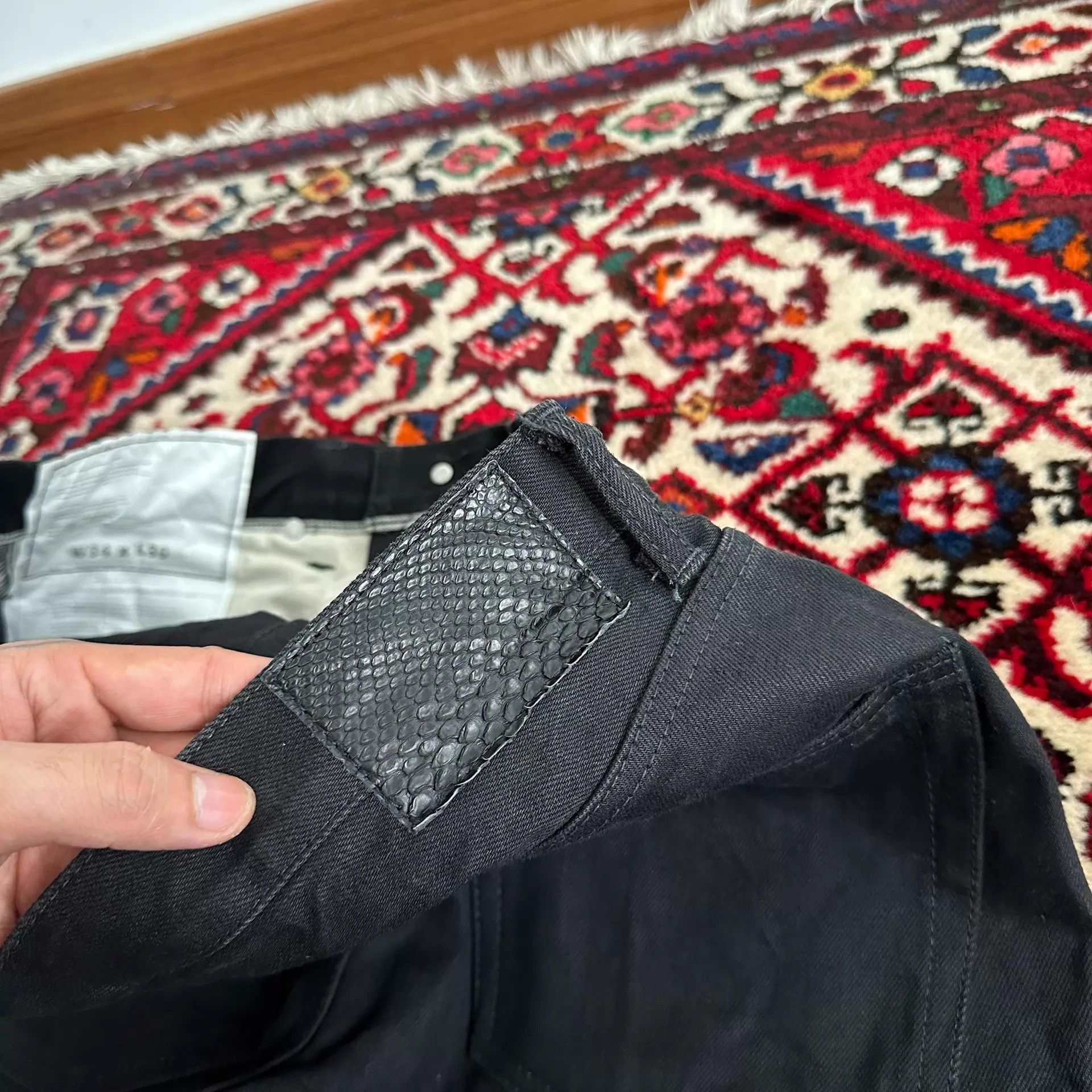 Visvim visvim 10aw 05R CMYK Black Denim Jeans W34L30 Size US 34 / EU 50 - 6 Thumbnail