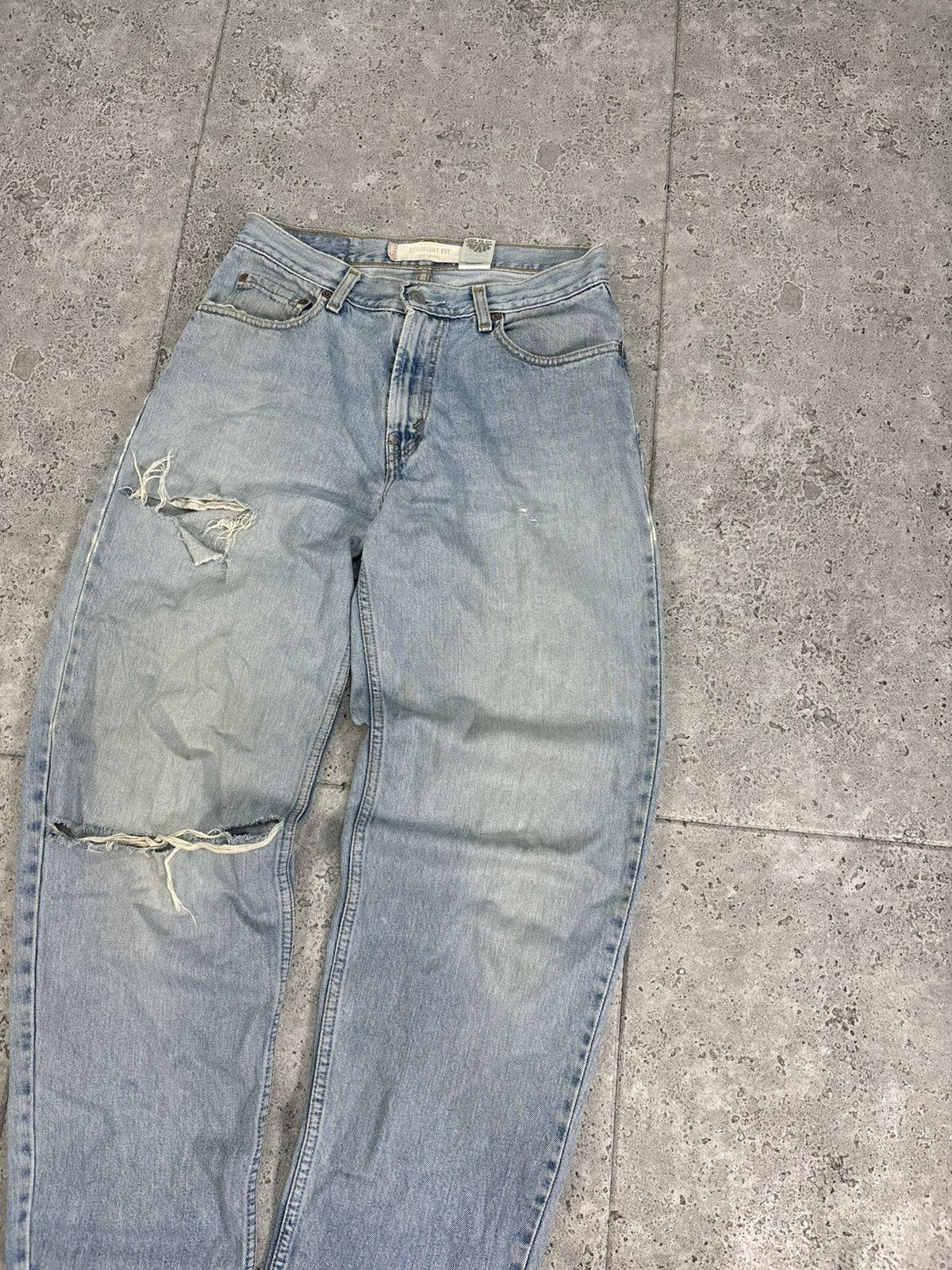 Japanese Brand × Levi's Dirty Distressed Faded Levis 560 Denim Pants Japan Vintage Size US 32 / EU 48 - 4 Thumbnail