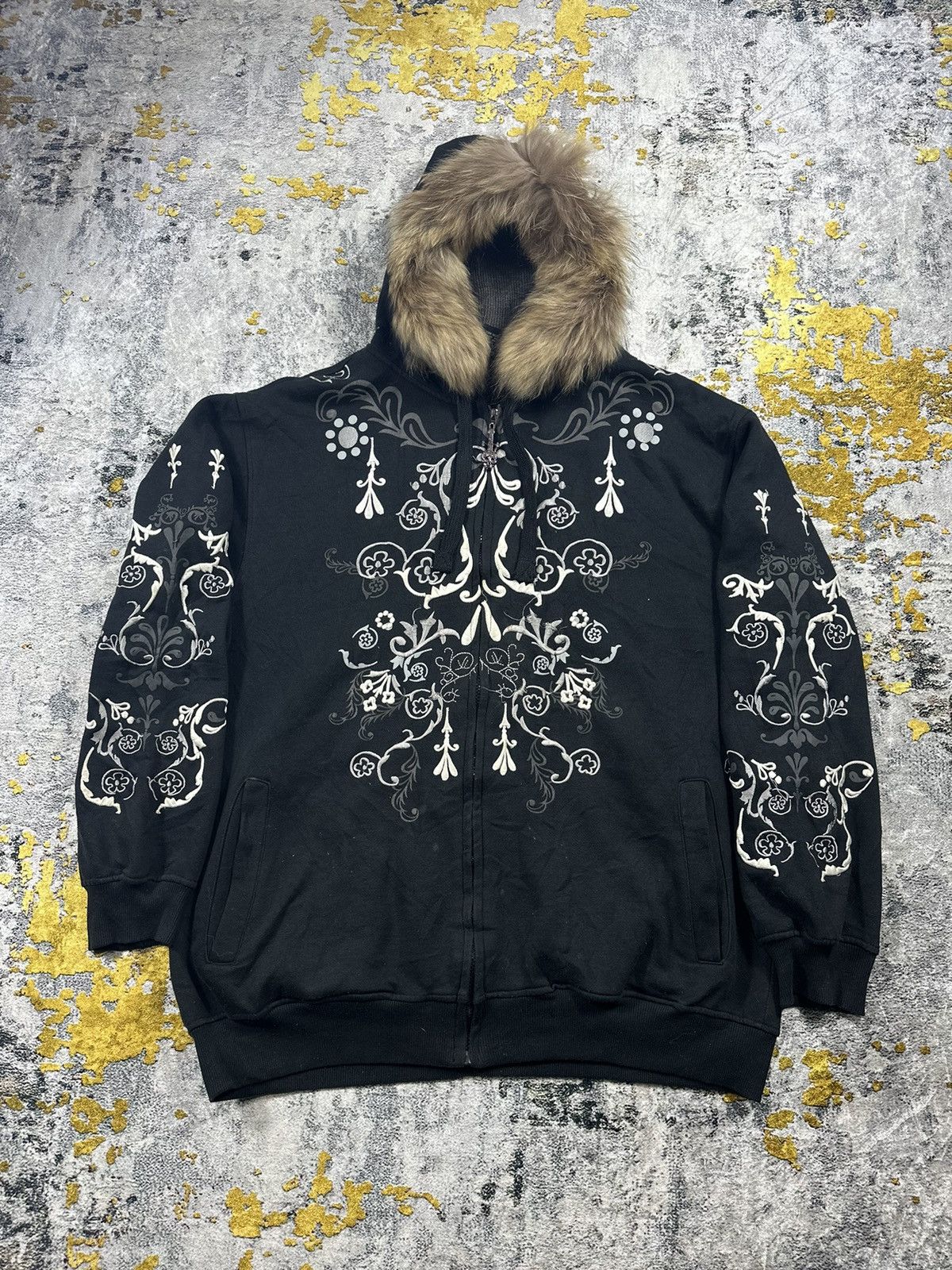 IFSIXWASNINE POUCH SKULL CROSS BLACK RARE If Six Was Nine