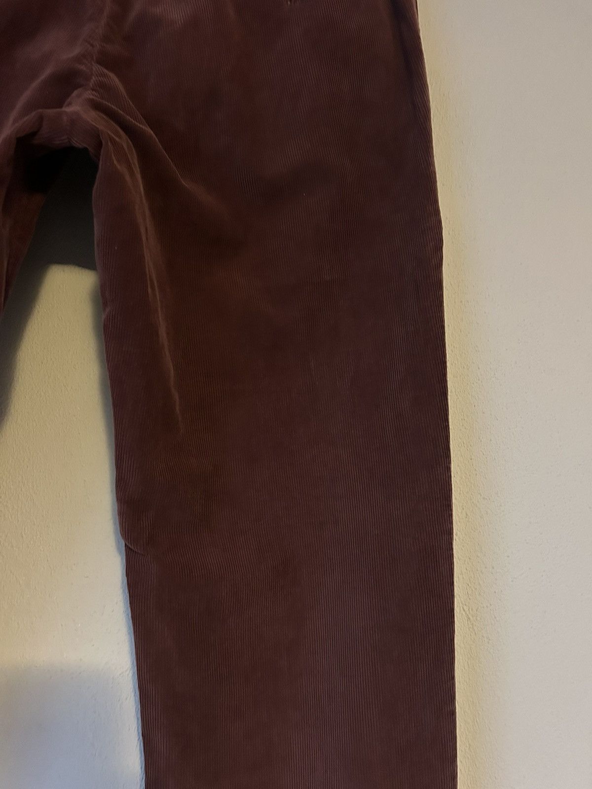Brunello Cucinelli Brunello Cucinelli Burgundy Corduroy Trousers - Size 52 Size US 36 / EU 52 - 13 Thumbnail