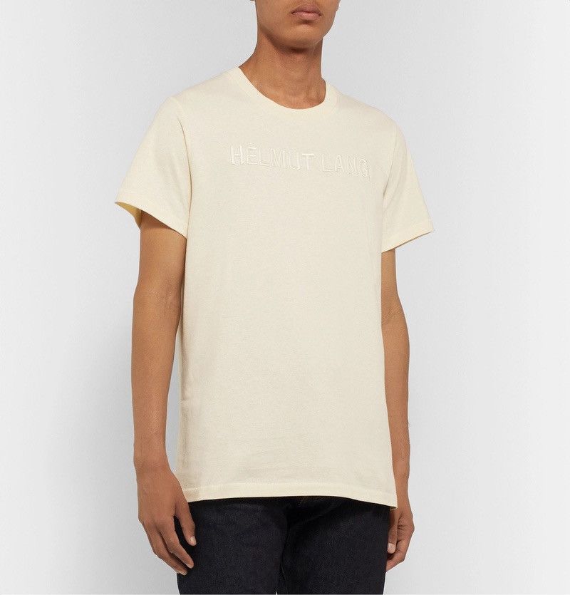 Helmut Lang 🇺🇸 Y2K Helmut Lang T-Shirt Rare Retro Hype Size US L / EU 52-54 / 3 - 2 Thumbnail