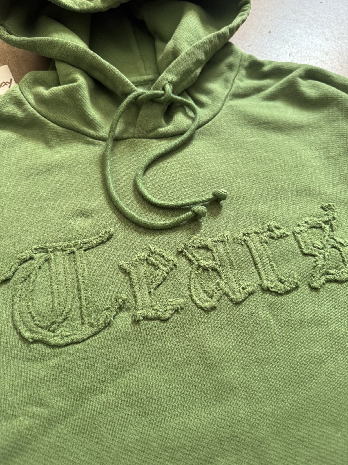 DENIM TEARS Denim Tears Cut Logo Hoodie Green Large Size US L / EU 52-54 / 3 - 5 Thumbnail