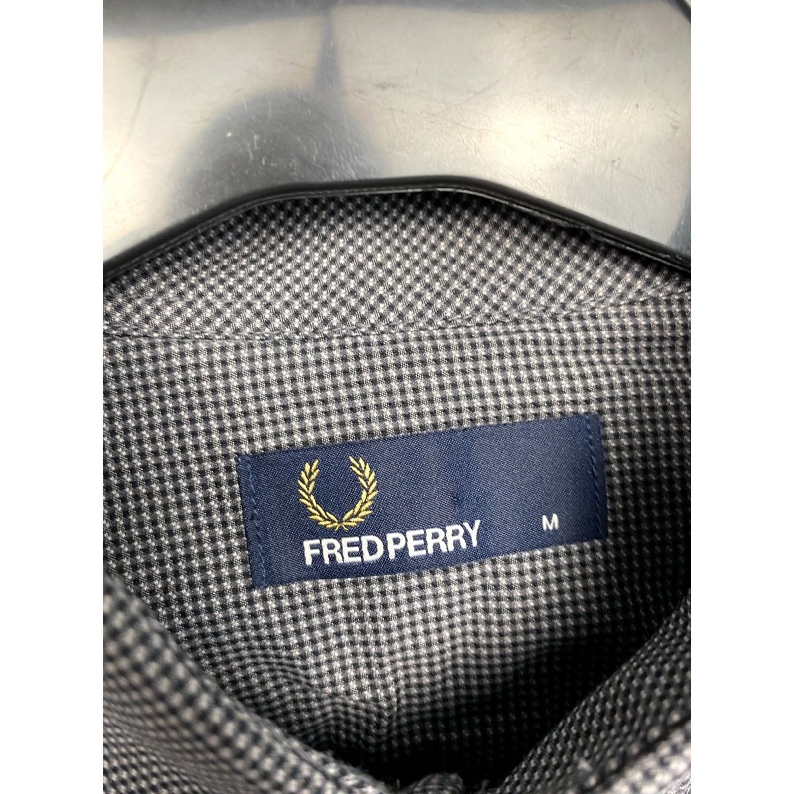 Fred Perry Fred Perry Mens Long Sleeve Shirt Size M Grey Cotton Button-Up Collared Check Vintage: No Size US M / EU 48-50 / 2 - 4 Thumbnail