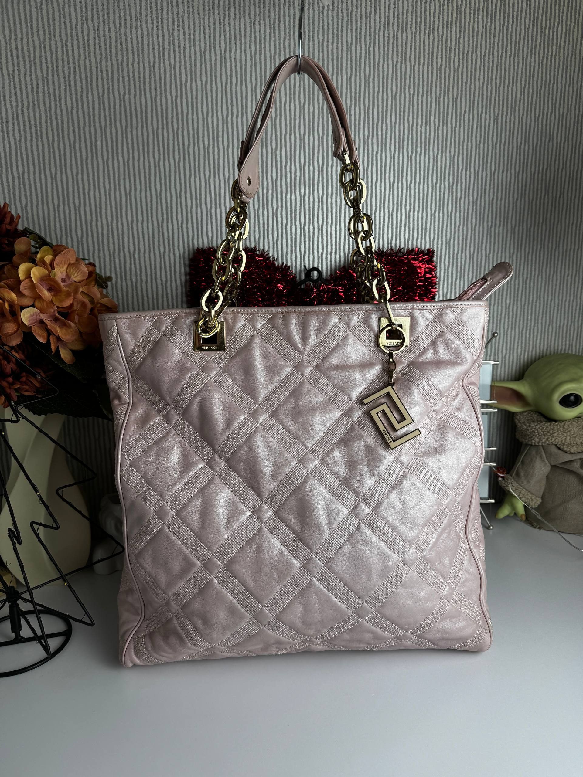 Versace Large Quilted VERSACE Leather Bag Size ONE SIZE - 5 Thumbnail
