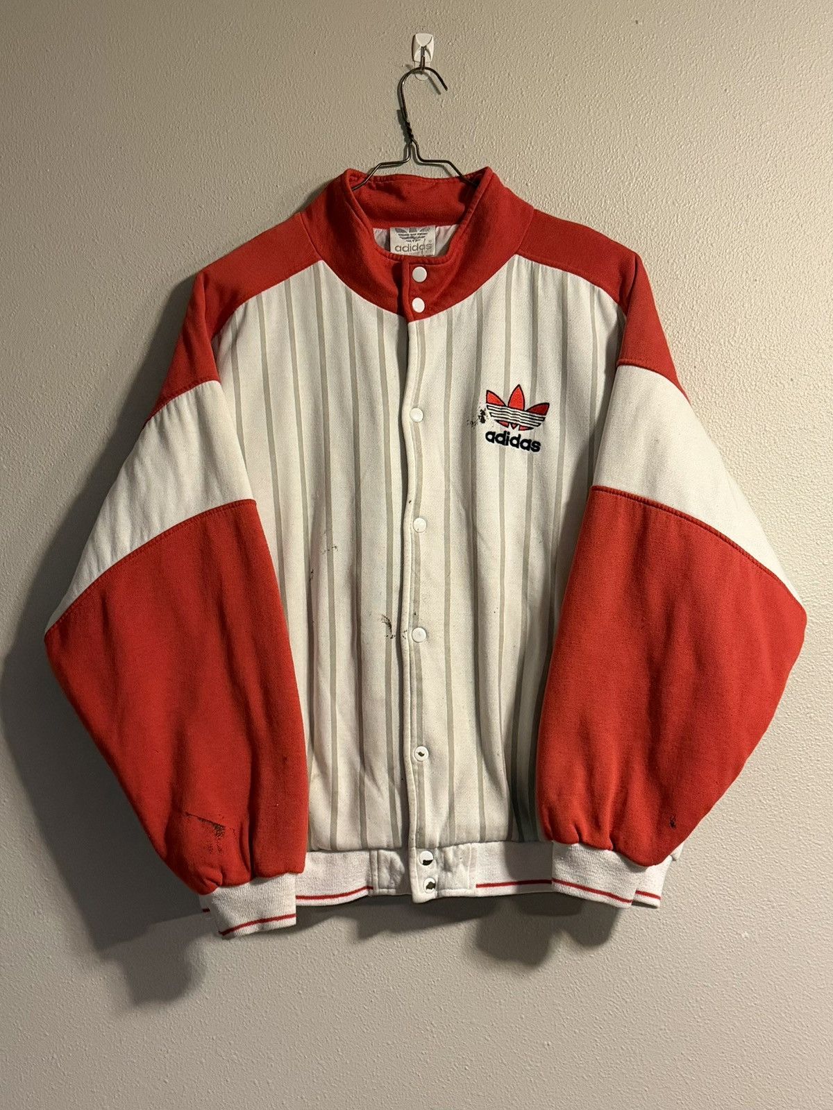 Adidas vtg 80s adidas international 1948 rare bomber jacket L-XL Size US L / EU 52-54 / 3 - 2 Thumbnail