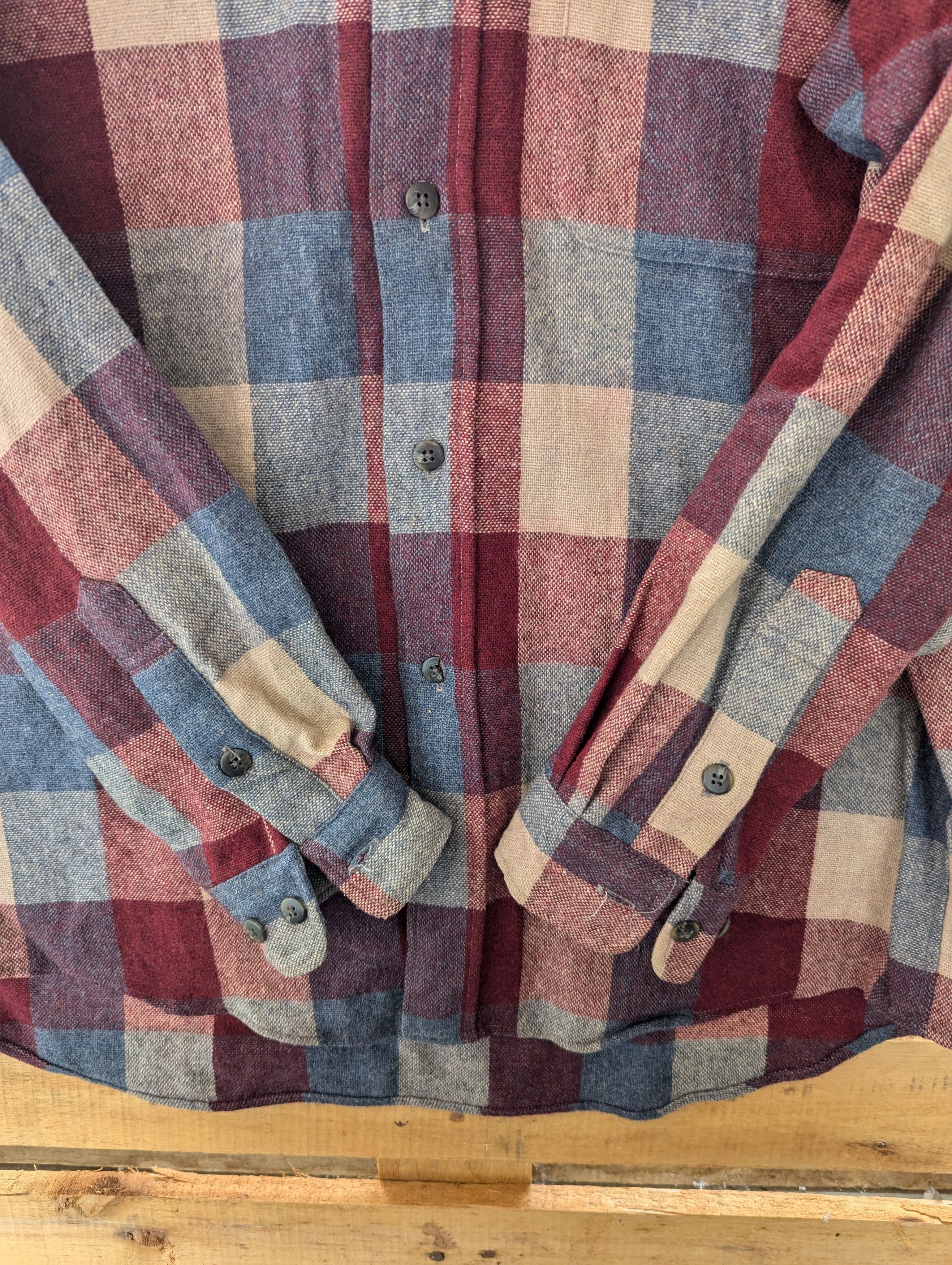 Other Vintage DAF Wool Flannel Shirt Button Ups Made In Japan Size US M / EU 48-50 / 2 - 4 Thumbnail
