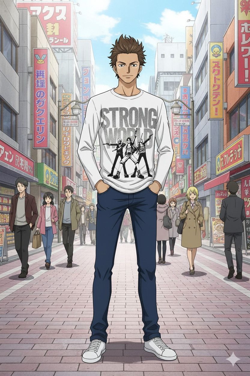 Rare One Piece anime shirt