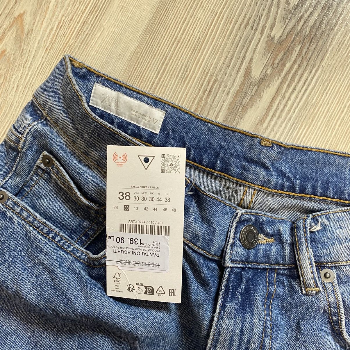 Zara BNWT Zara Denim Shorts Size US 30 / EU 46 - 2 Thumbnail