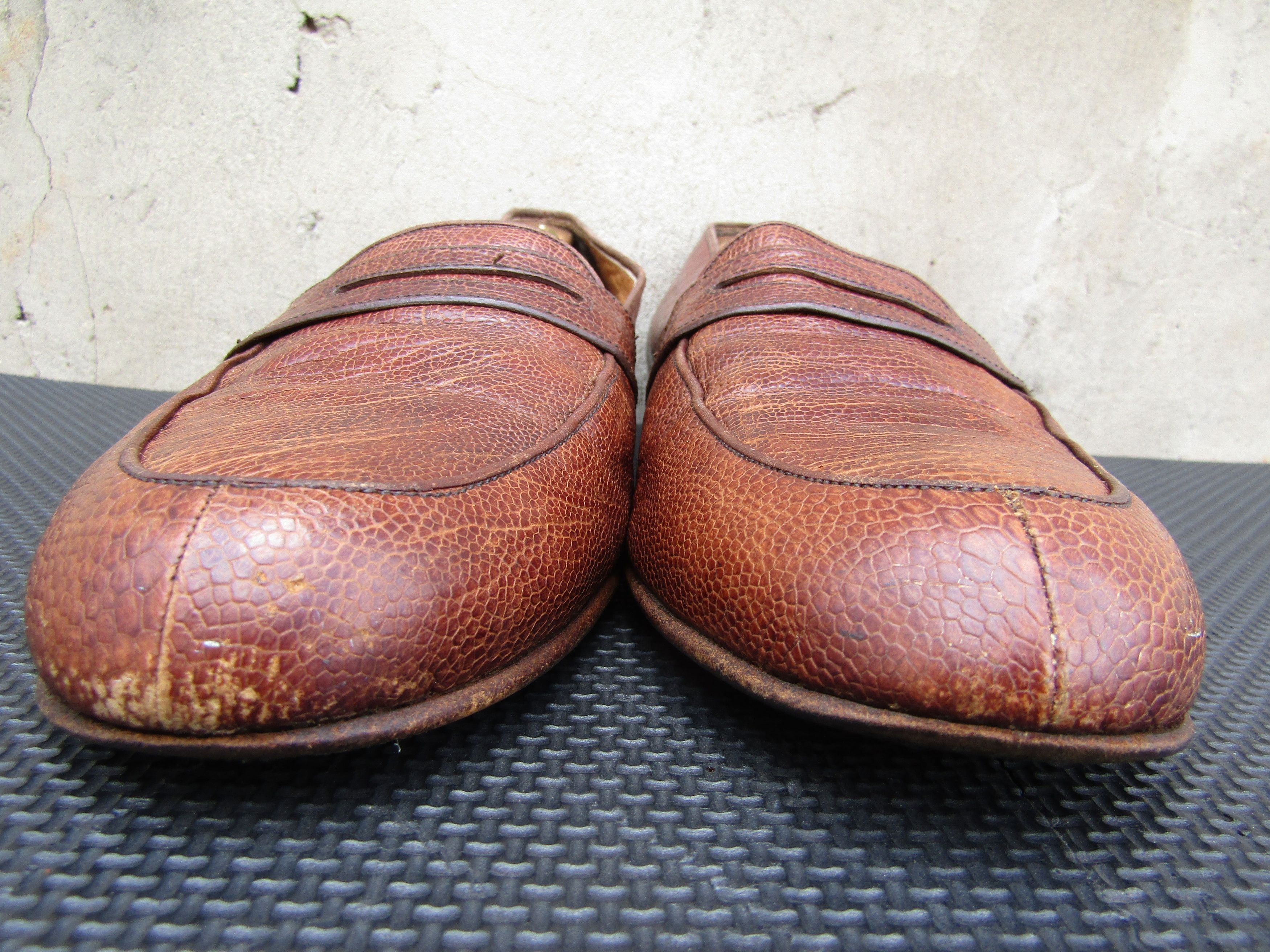 Gucci Rare Vintage Gucci Exotic Skin Loafers Snakeskin Penny E Size US 12.5 / EU 45-46 - 2 Thumbnail