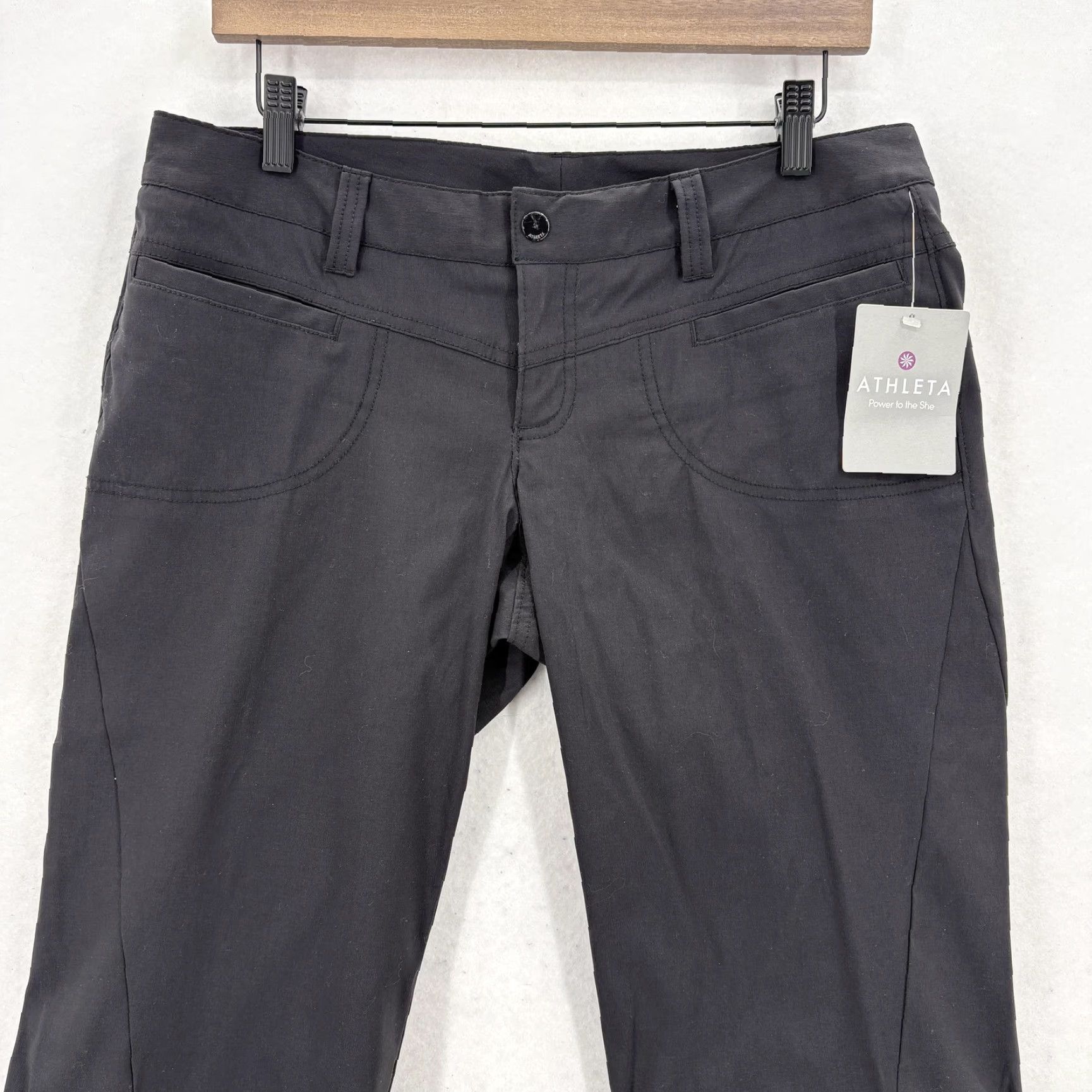 Athleta Athleta Pants Womens 10P Black Dipper 2 Utility Stretch Hiking UPF 50+ Trail NWT Womens Pants Size 32" / US 10 / IT 46 - 2 Thumbnail