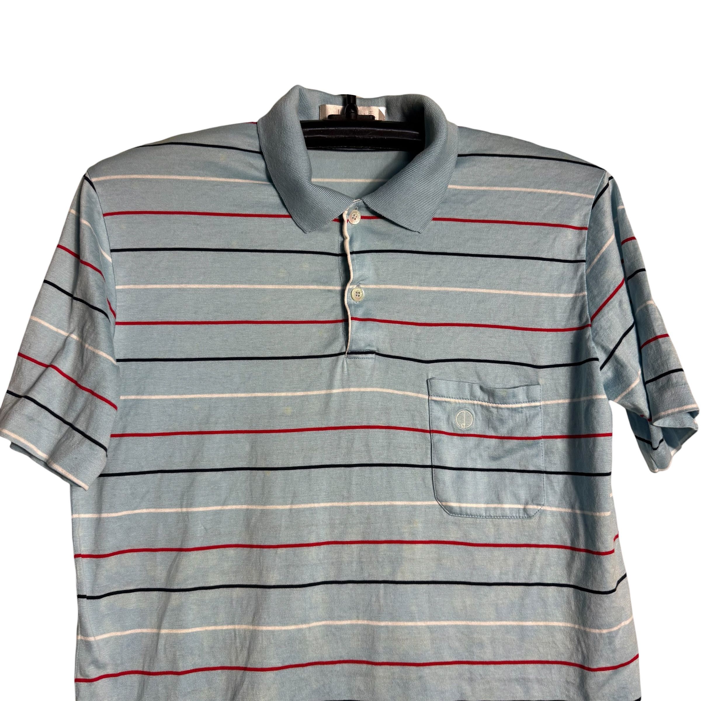 Alfred Dunhill 🔥RARE🔥Vintage Dunhill Stripes Polo Shirt Made in Italy Size US S / EU 44-46 / 1 - 3 Thumbnail
