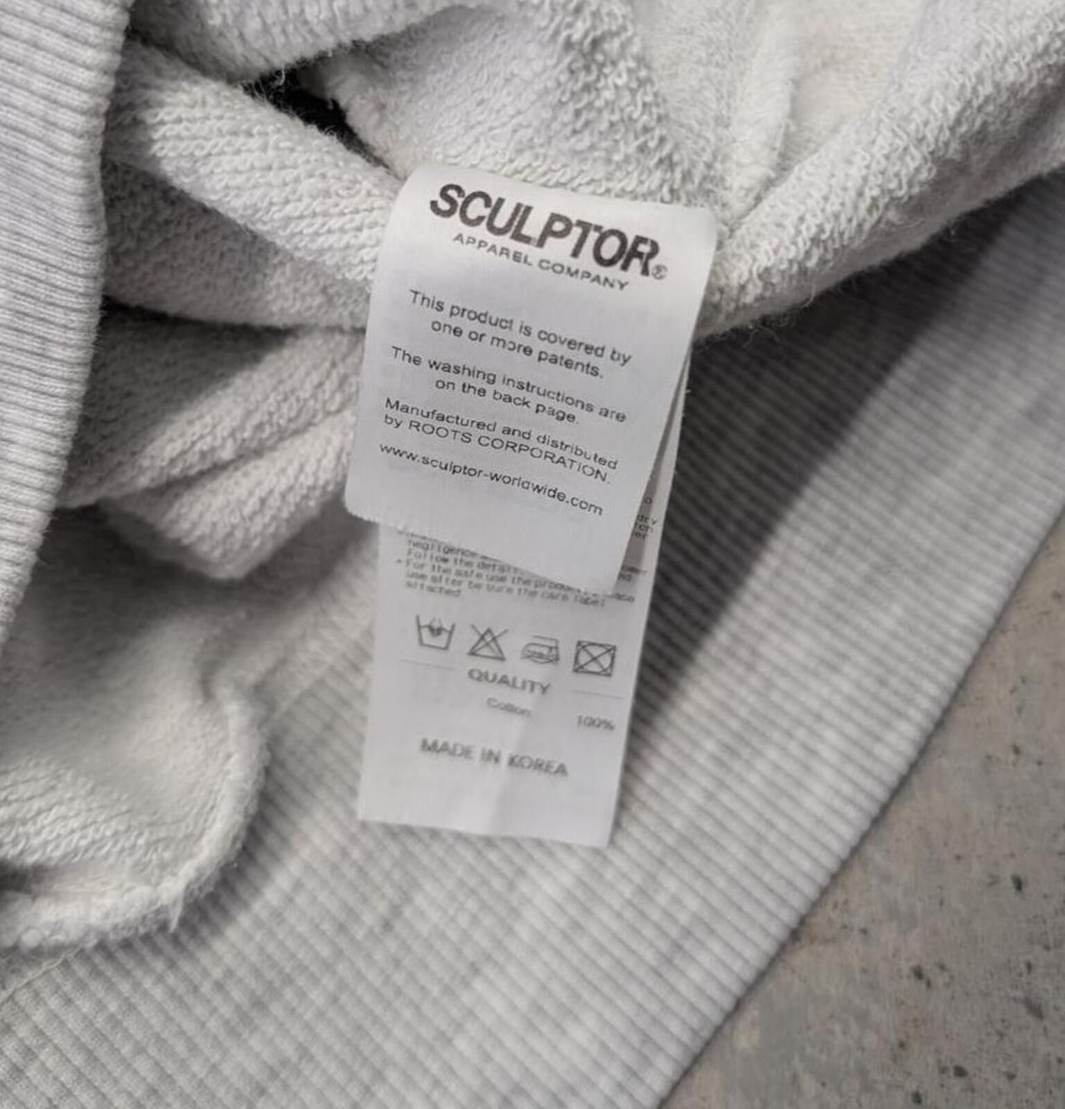 Supreme Sculptor International Essential Star Script Gray Hoodie Size M / US 6-8 / IT 42-44 - 4 Thumbnail