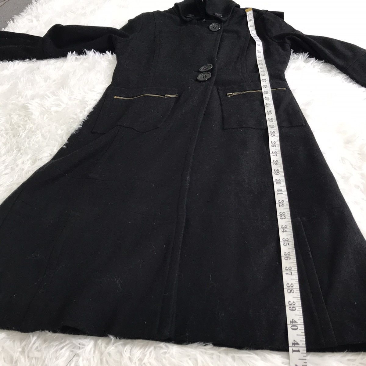 Anna Sui Anna Sui Wool Long jacket Size S / US 4 / IT 40 - 5 Thumbnail