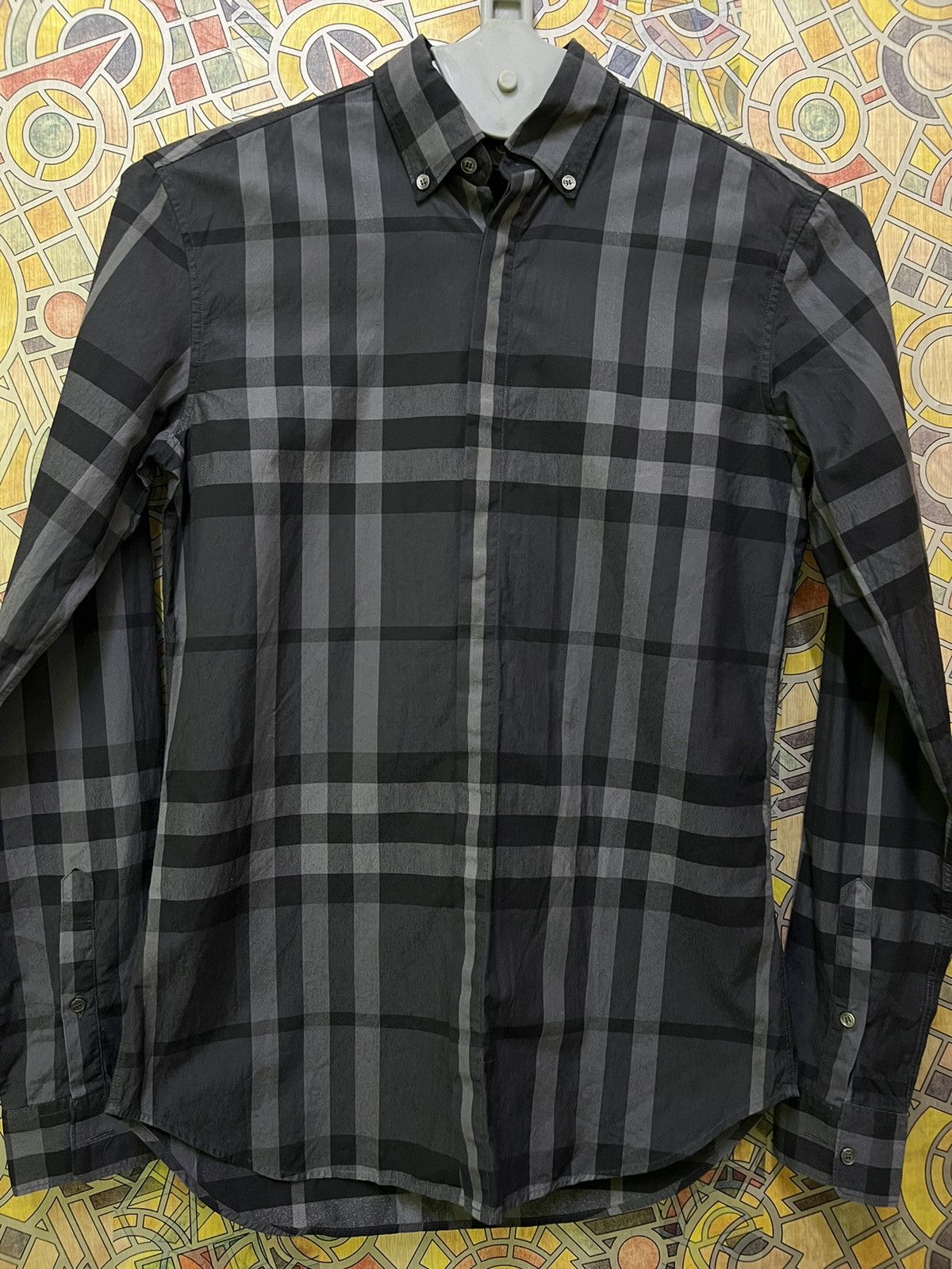 Burberry Burberry Somerton Long Sleeve Shirt Men's Small Size US S / EU 44-46 / 1 - 17 Thumbnail