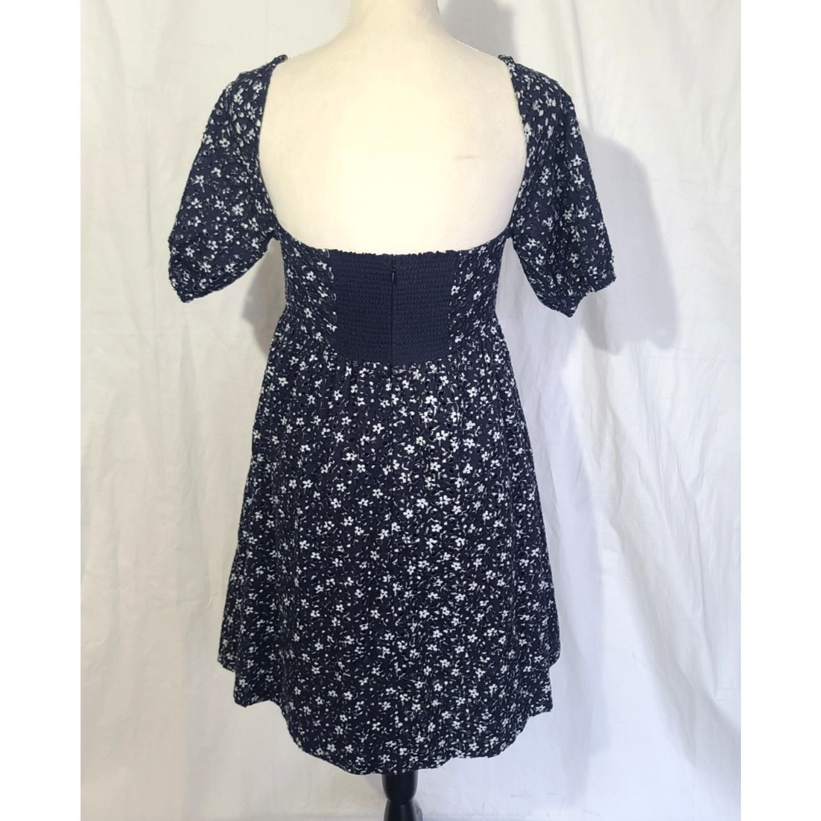 Anthropologie Anthropologie Maeve Lillianne Navy Blue Mini Dress US 6 Size M / US 6-8 / IT 42-44 - 7 Thumbnail