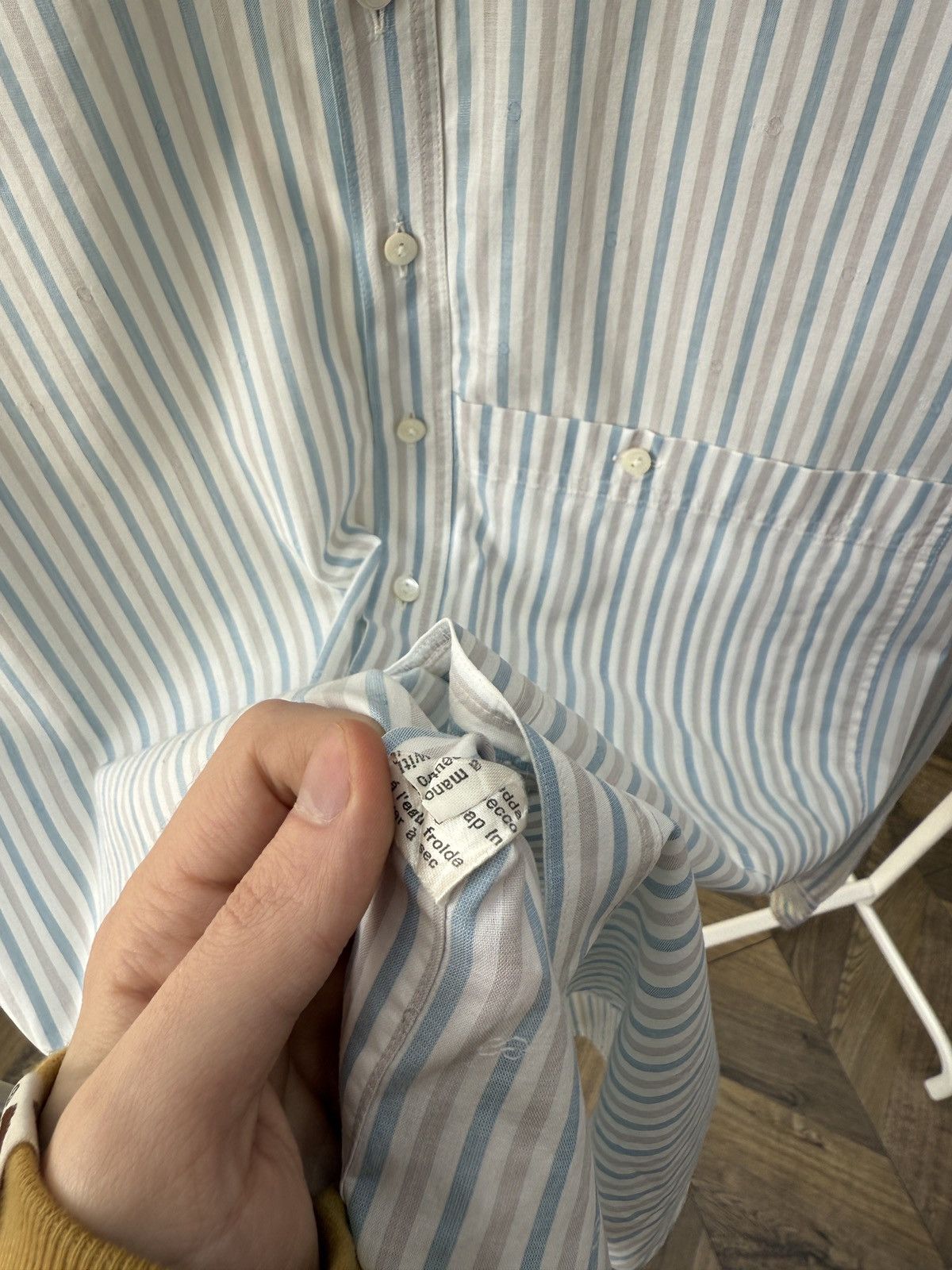 Gucci Vintage Gucci Retro Button Up Striped Rare Shirt Size US L / EU 52-54 / 3 - 8 Thumbnail