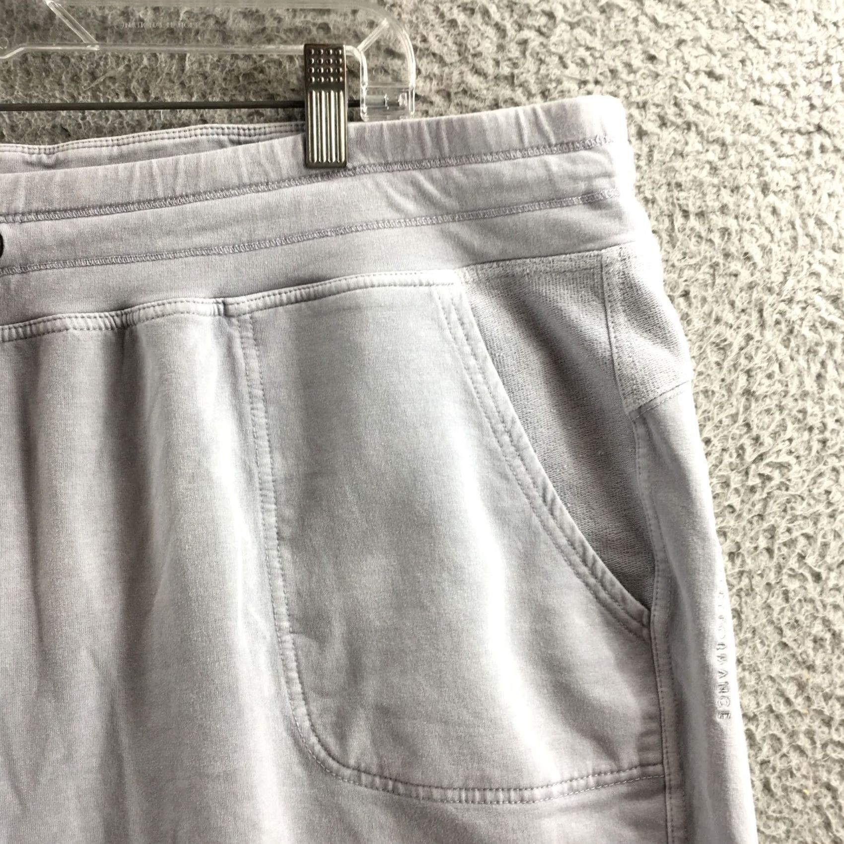 Calvin Klein Calvin Klein Performance Shorts Womens 3X Gray Cotton Blend Drawstring Waist Size 40" / US 18 - 3 Thumbnail