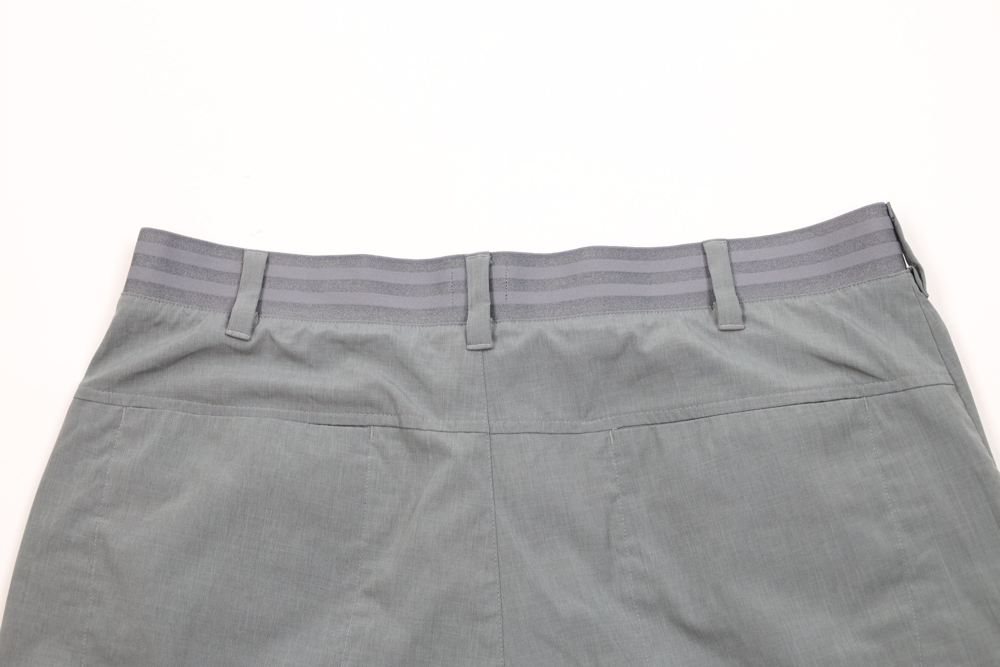 Adidas Adidas Golf Striped Stretching Golfing Chino Shorts Gray Size US 35 - 11 Thumbnail