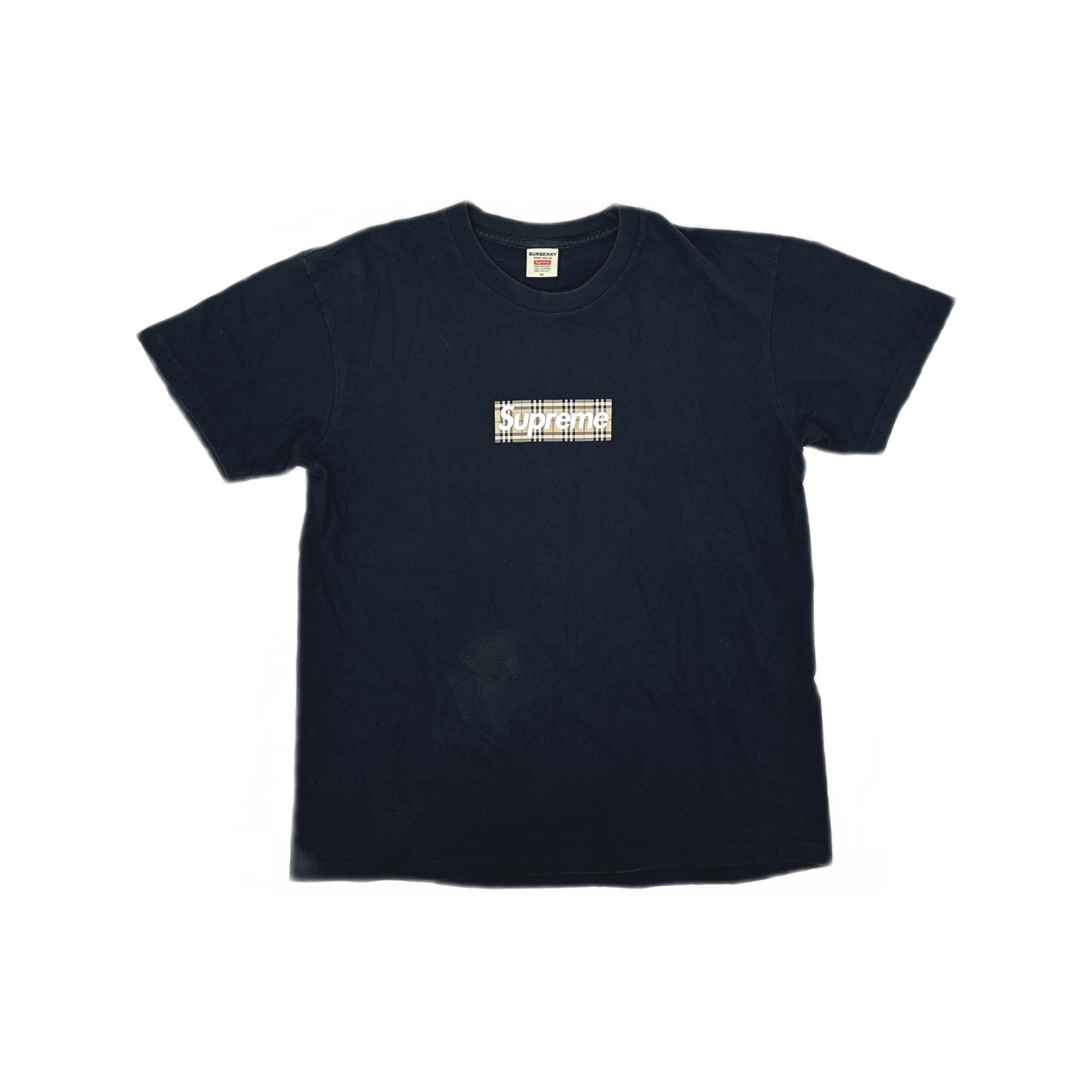 Supreme 1997 Burberry Box Logo Tee | Grailed