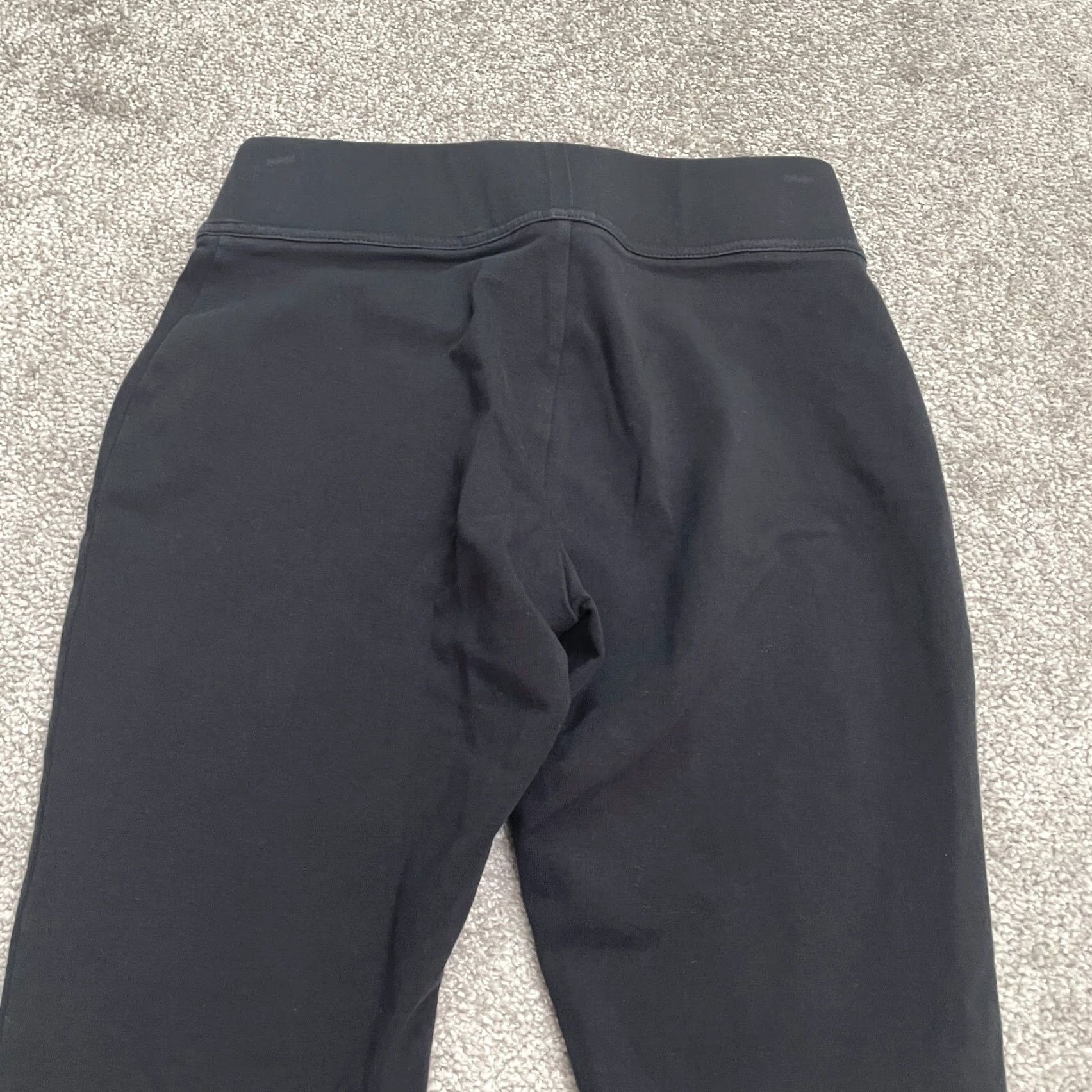 Lands' End VINTAGE Lands' End Starfish Ankle Leggings Womens XS Black Solid Stretch Athletic 26x23 Size 26" / US 2 / IT 38 - 3 Thumbnail