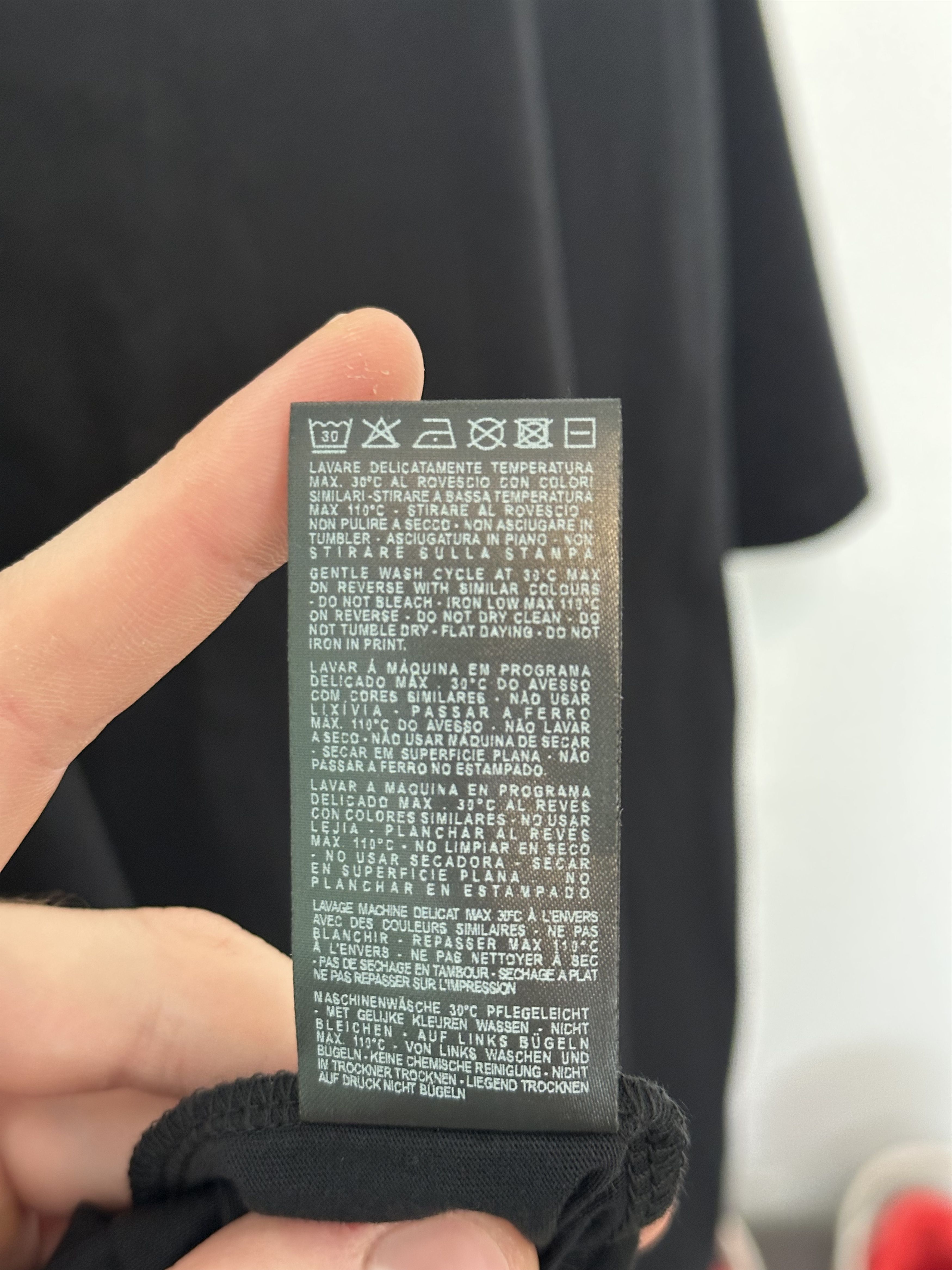 Raf Simons SS23 Raf Simons Big Fit “R Logo” T-Shirt – Black, Size L Size US L / EU 52-54 / 3 - 5 Thumbnail
