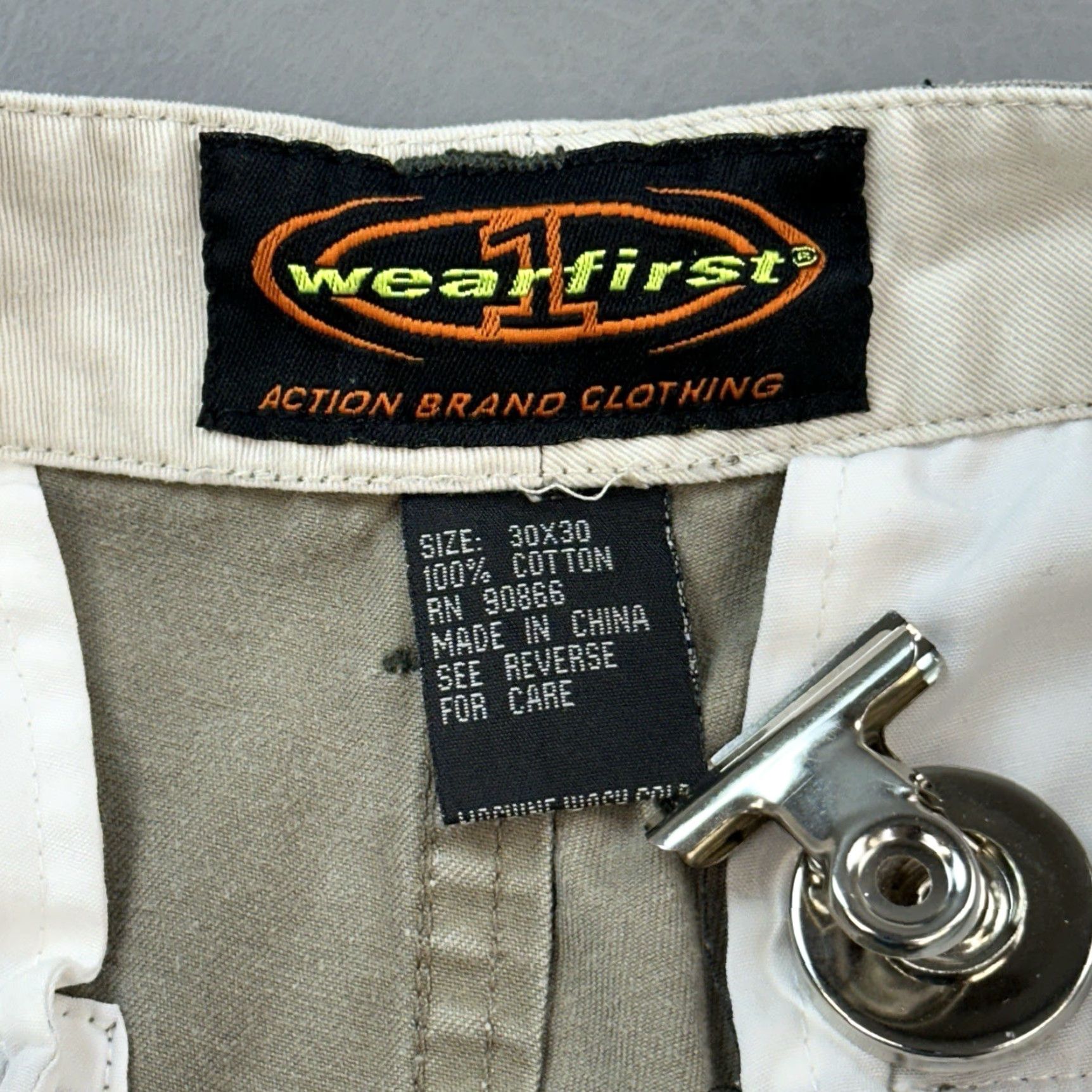 Vintage Vintage Wearfirst Pants Men 30x30 31x28 Convertible Cargo Skate Grunge Punk Y2K Pants Men Brown 90s Grunge Logo Vintage Mens Size US 30 / EU 46 - 7 Thumbnail