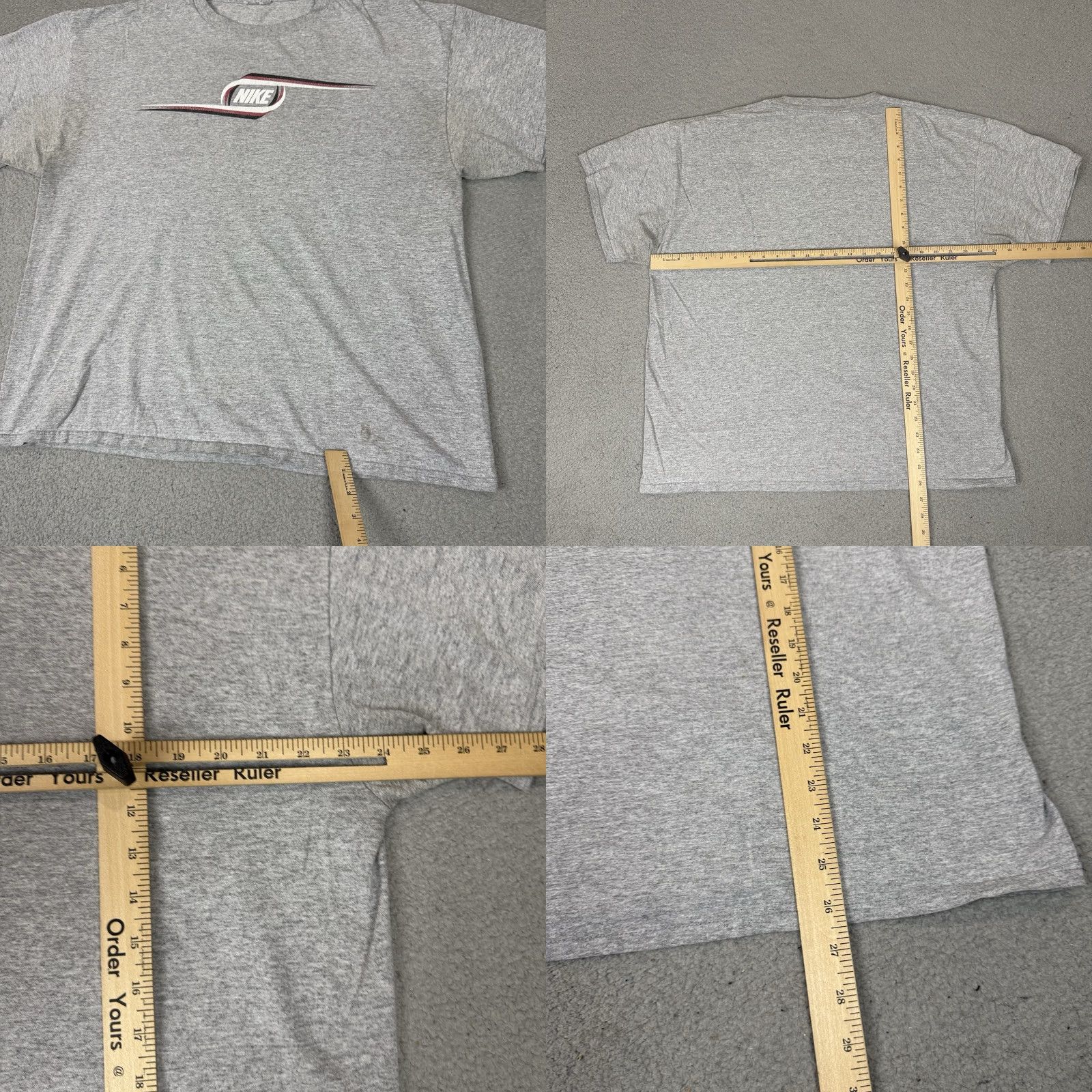 Nike VINTAGE Nike T Shirt Mens XL Gray Swoosh Logo 90s Sports USA Distressed Casual Rare Size US XL / EU 56 / 4 - 8 Thumbnail