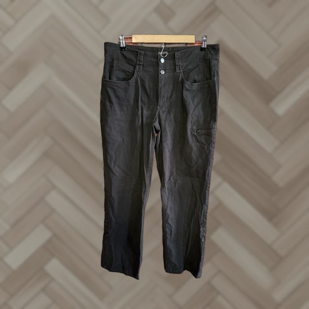 Royal Robbins VINTAGE Royal Robbins Womens Brown Straight Leg Cargo Outdoor Hiking Pants Size 12 Size 34" / US 12 / IT 48 - 1 Thumbnail