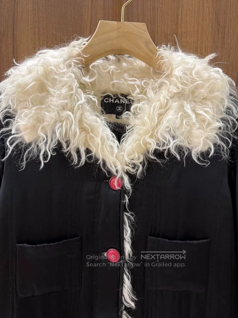 Chanel Chanel Black silk satin lambskin coat Size XXS / US 00 / IT 34 - 3 Thumbnail