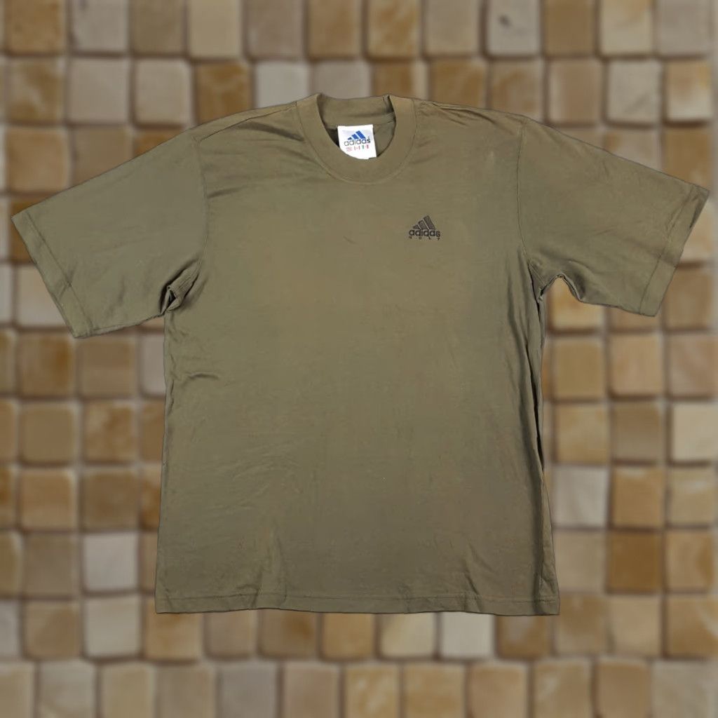 Adidas VINTAGE adidas Golf Brown Relaxed Fit T-Shirt Small 90s Y2K Grunge Skate Retro Mens Size US S / EU 44-46 / 1 - 1 Thumbnail