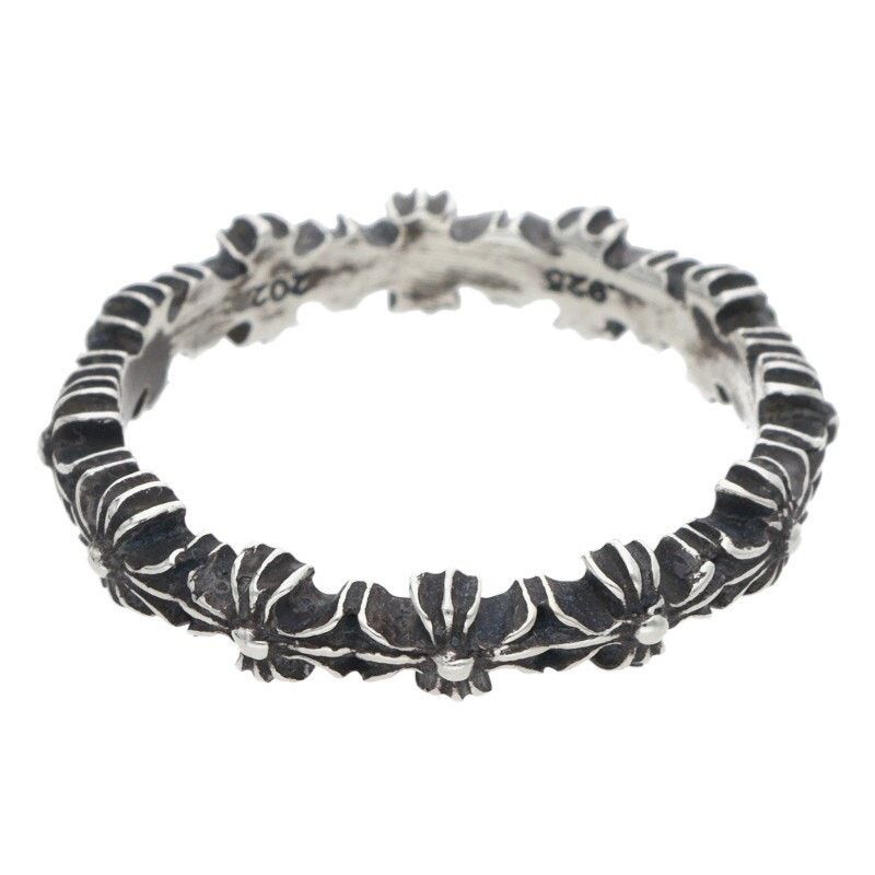 Chrome Hearts Chrome Hearts Tiny ECH Plus Band Silver Ring Size ONE SIZE - 2 Thumbnail