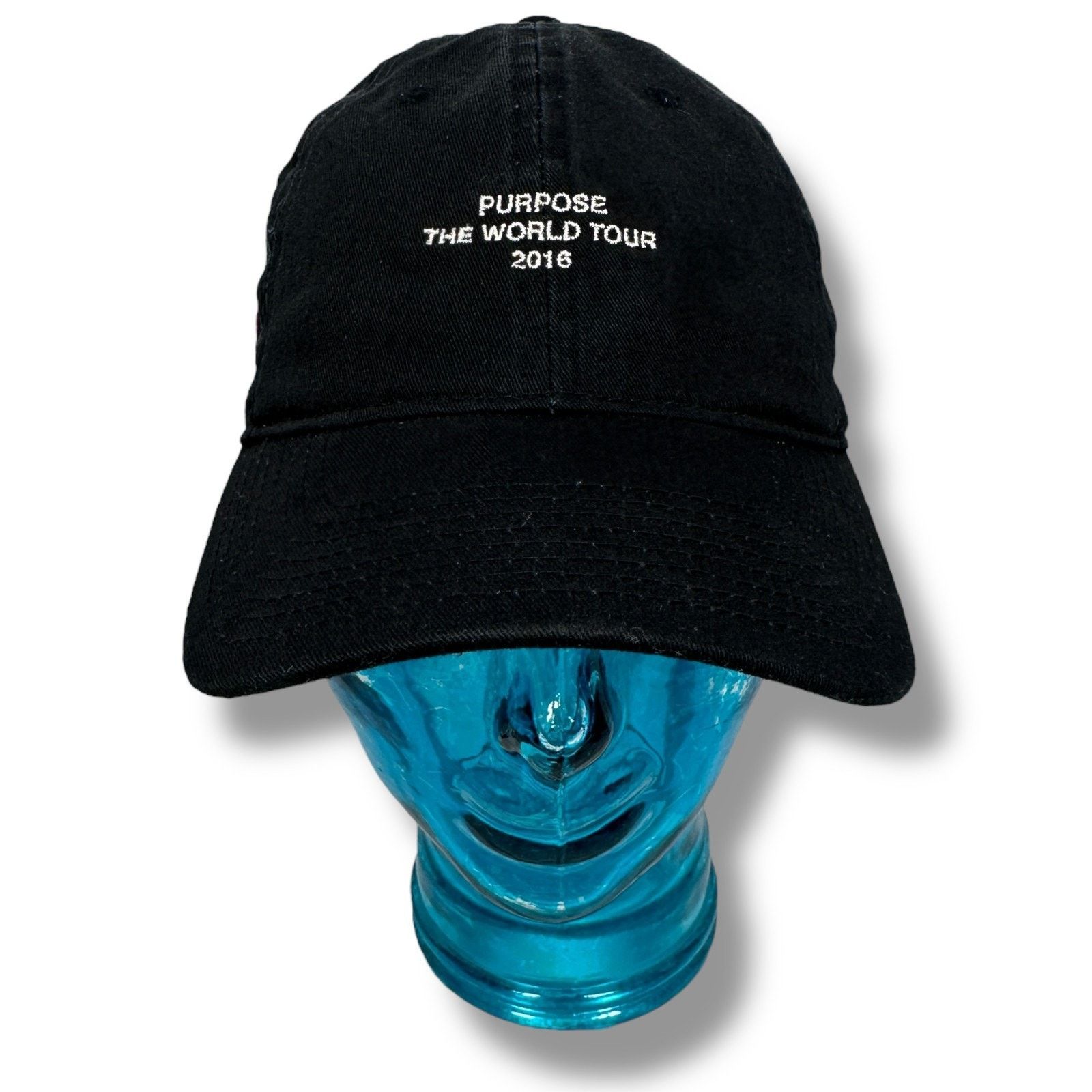 Other Justin Bieber Purpose Dad Hat Black Cotton Strapback Cap Size ONE SIZE - 1 Thumbnail