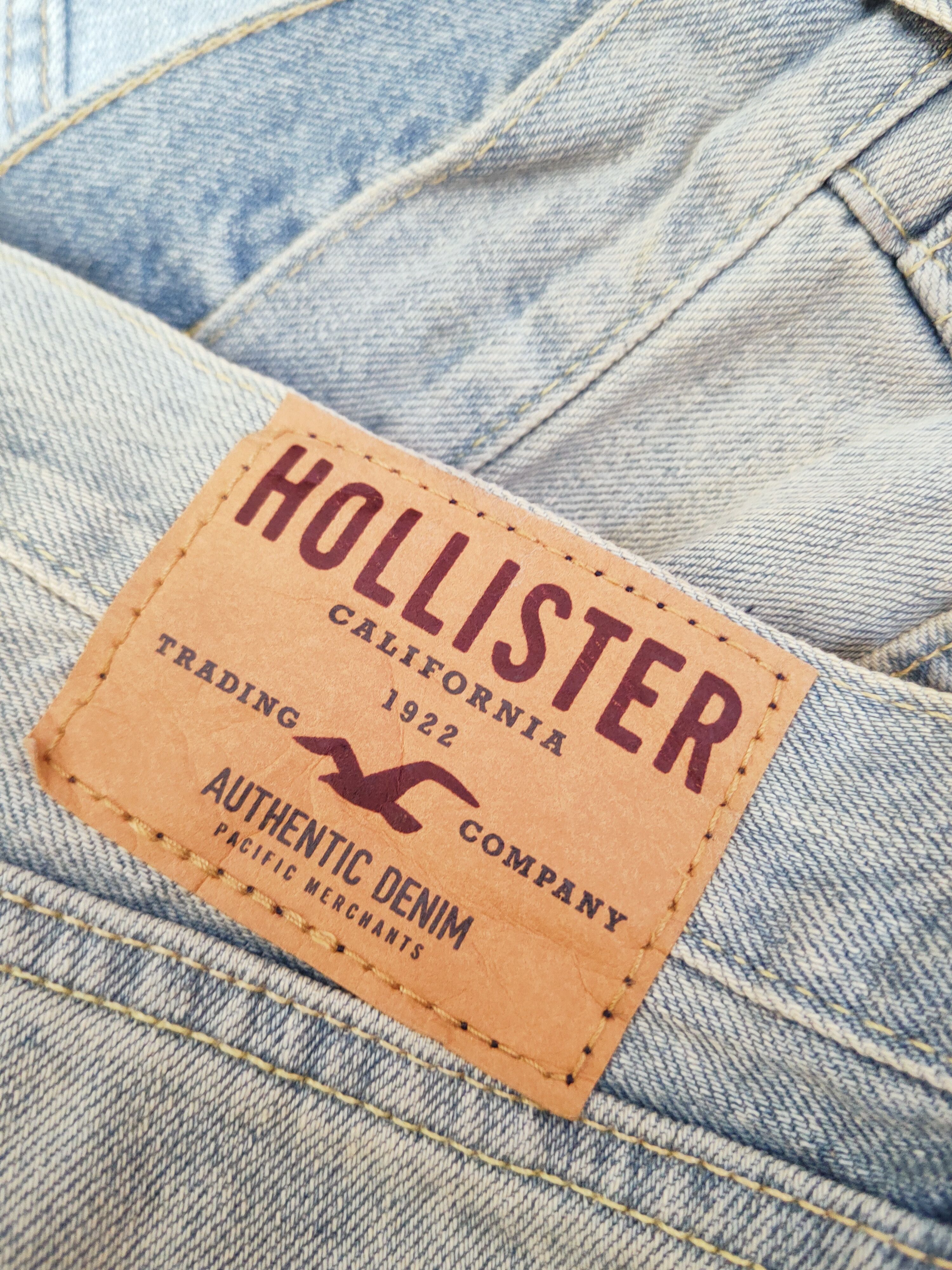 Hollister Hollister Blue Distressed Ripped Skinny Jeans #W632 Size US 34 / EU 50 - 12 Thumbnail