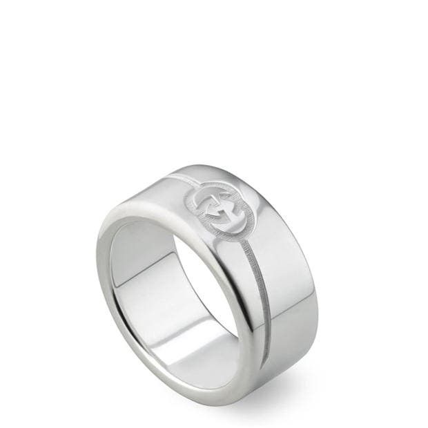 Diagonal Gg Wide Ring