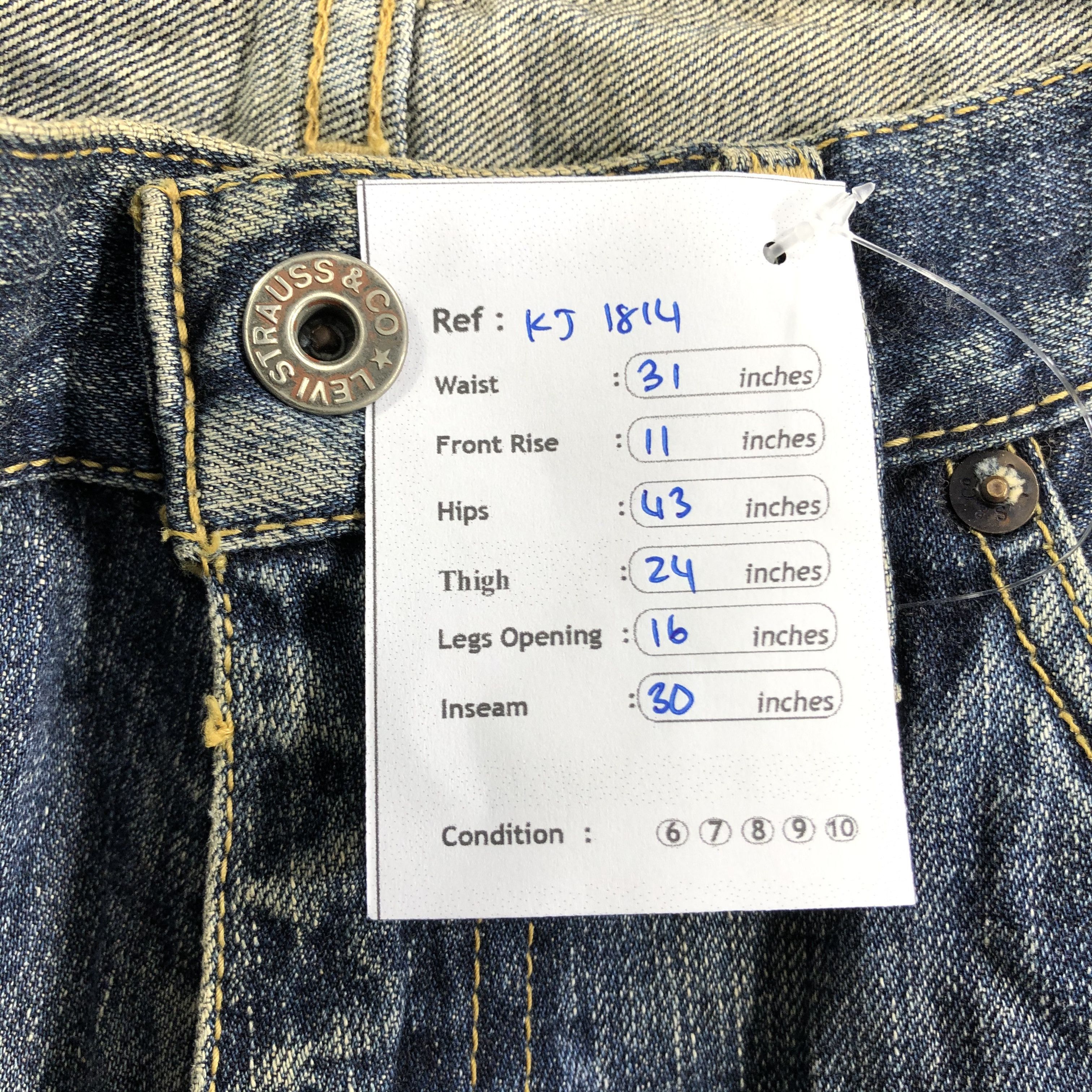 Levi's Vintage Levis 502 Jeans Faded Blue Denim KJ1814 Size US 31 - 11 Thumbnail