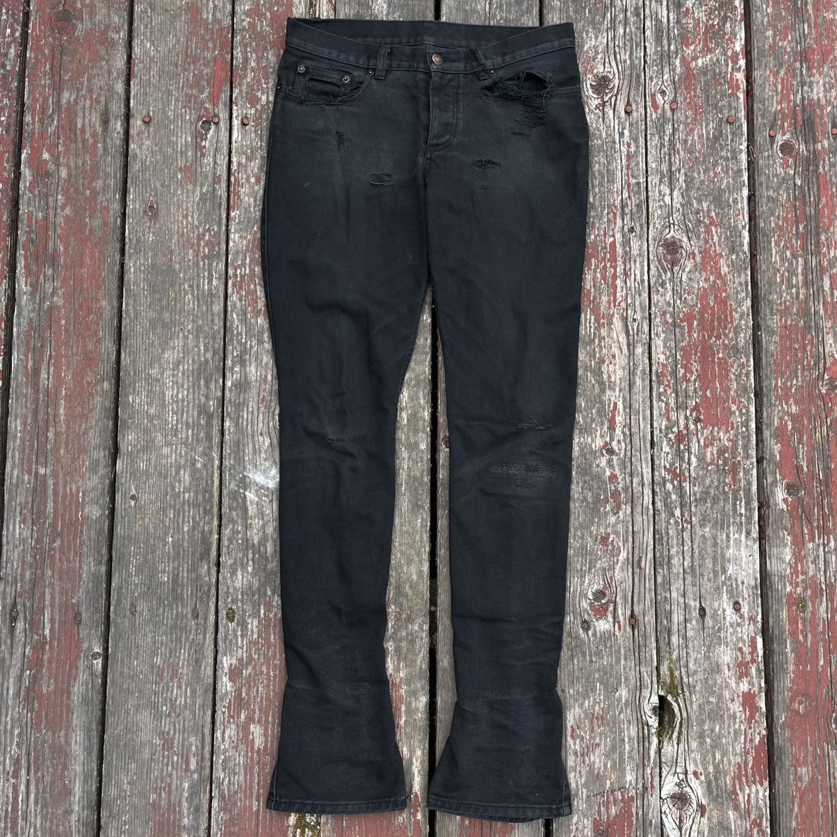 Helmut Lang Helmut Lang 2003 Black Bondage Denim Jeans Size US 28 / EU 44 - 2 Thumbnail