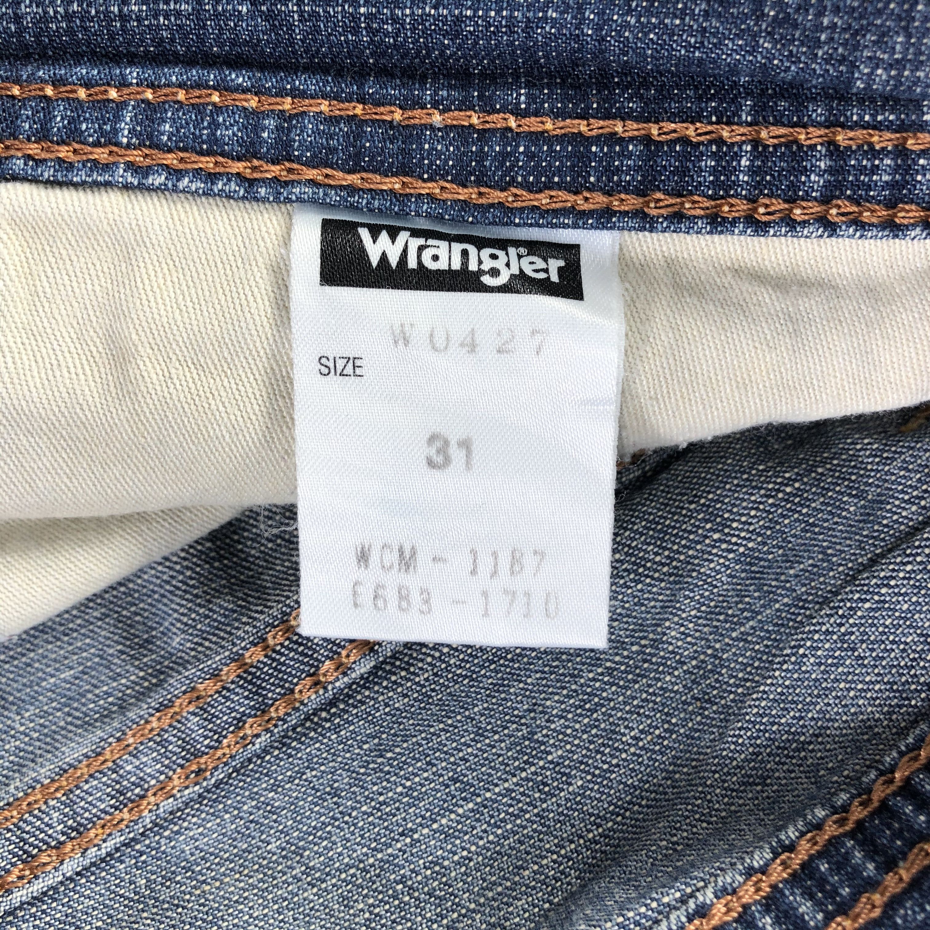 Wrangler Wrangler Jeans Faded Blue Denim KJ1547 Size US 33 - 9 Thumbnail